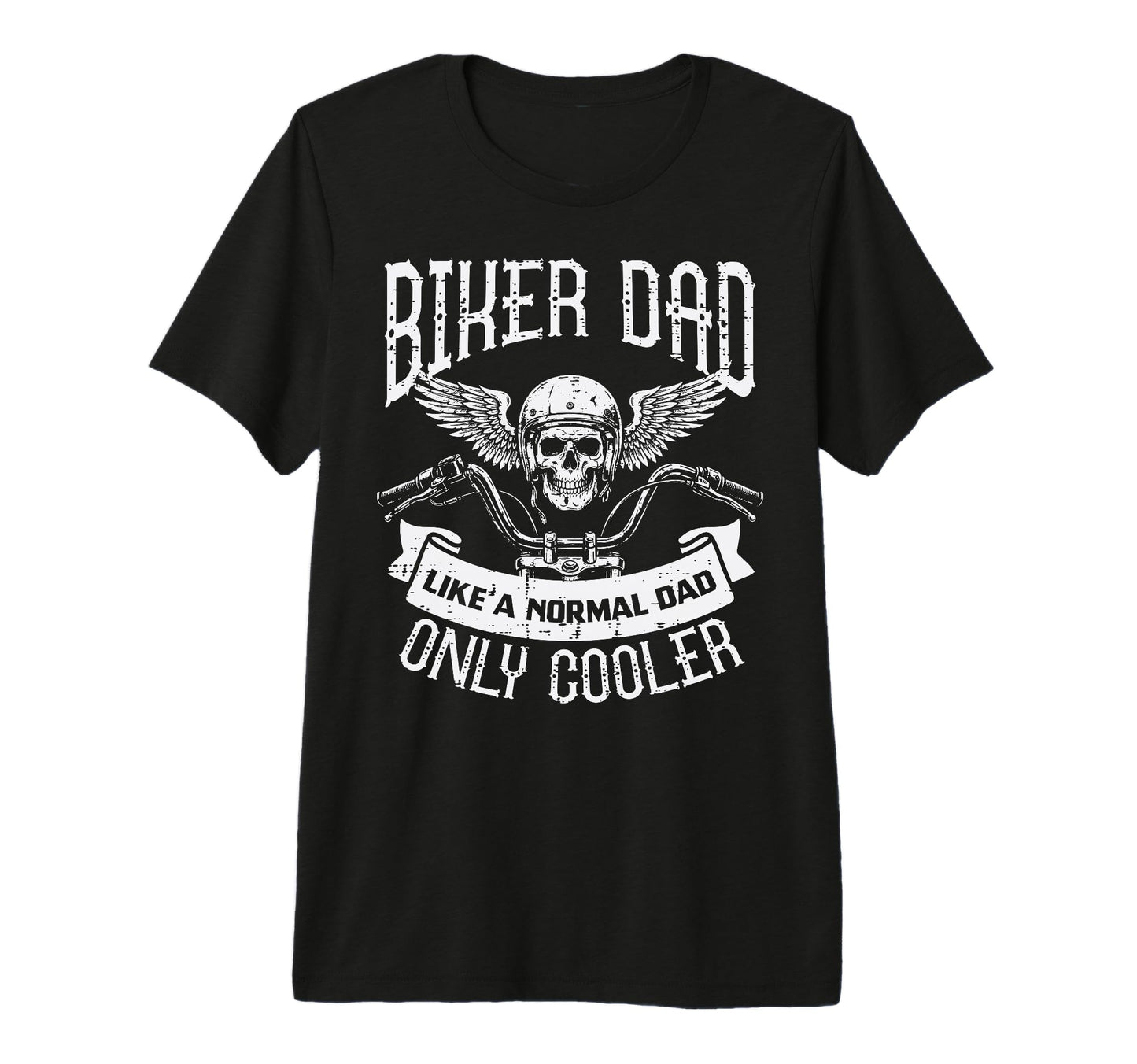 Biker Dad Like Normal Only Cooler T-Shirt - Aesthetic Graphic Men Women - T-Shirt, Sweatshirt, Hoodie