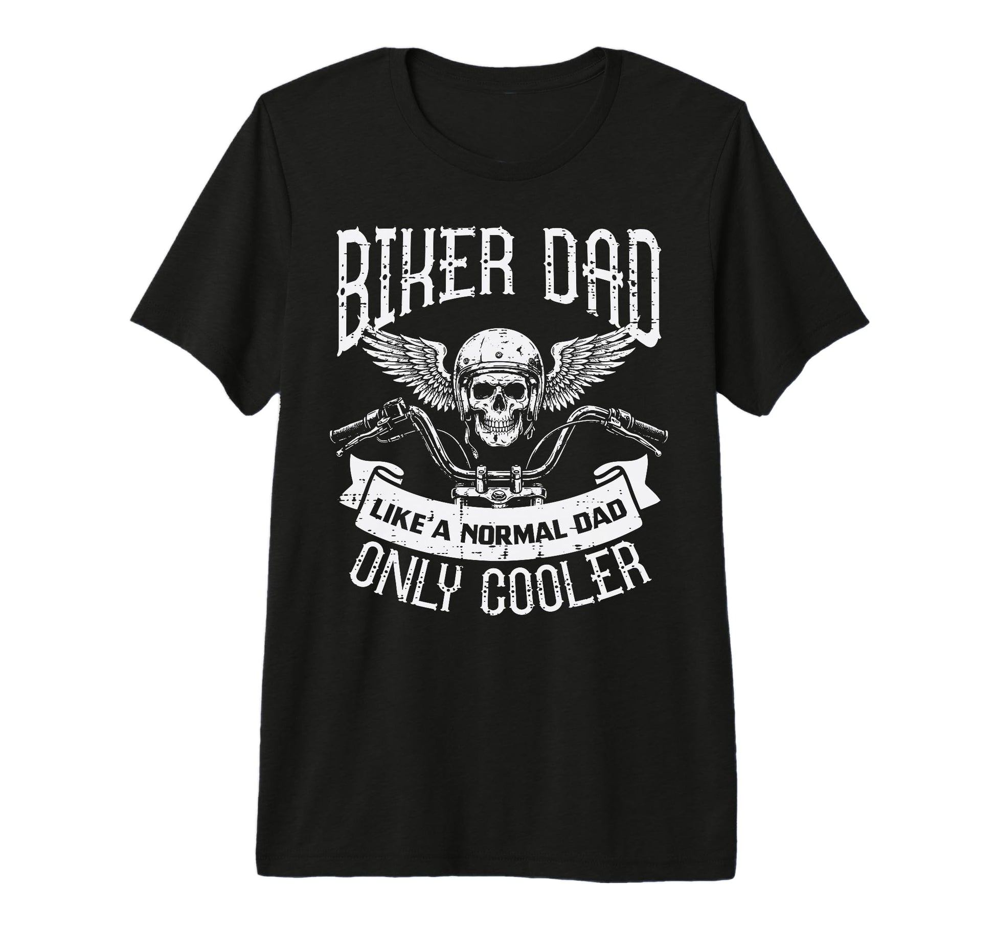 Biker Dad Like Normal Only Cooler T-Shirt - Aesthetic Graphic Men Women - T-Shirt, Sweatshirt, Hoodie