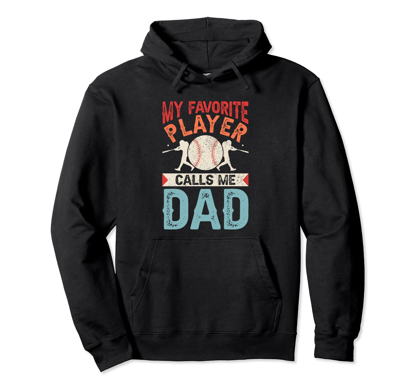 My Favorite Baseball Player Calls Me Hoodie - Minimalist Print for Adults - T-Shirt, Sweatshirt, Hoodie