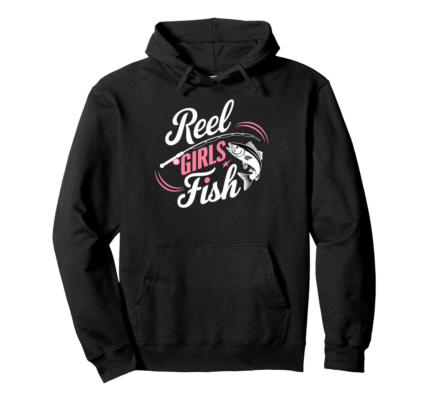 Reel Fish Fisher Mom Bass Fishing Fish Hoodie - Aesthetic Graphic Unisex - T-Shirt, Sweatshirt, Hoodie