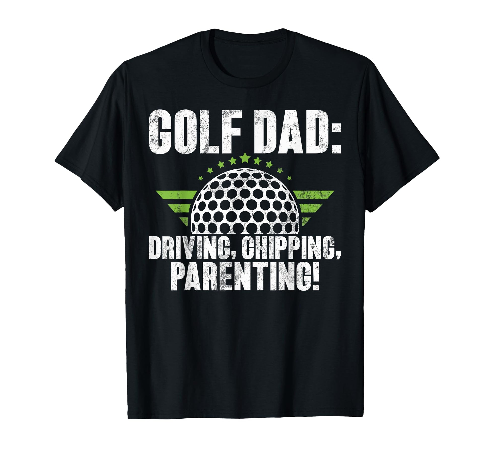 Golf Dad Driving Chipping Parenting T-Shirt - Custom Art Print Men Women - T-Shirt, Sweatshirt, Hoodie