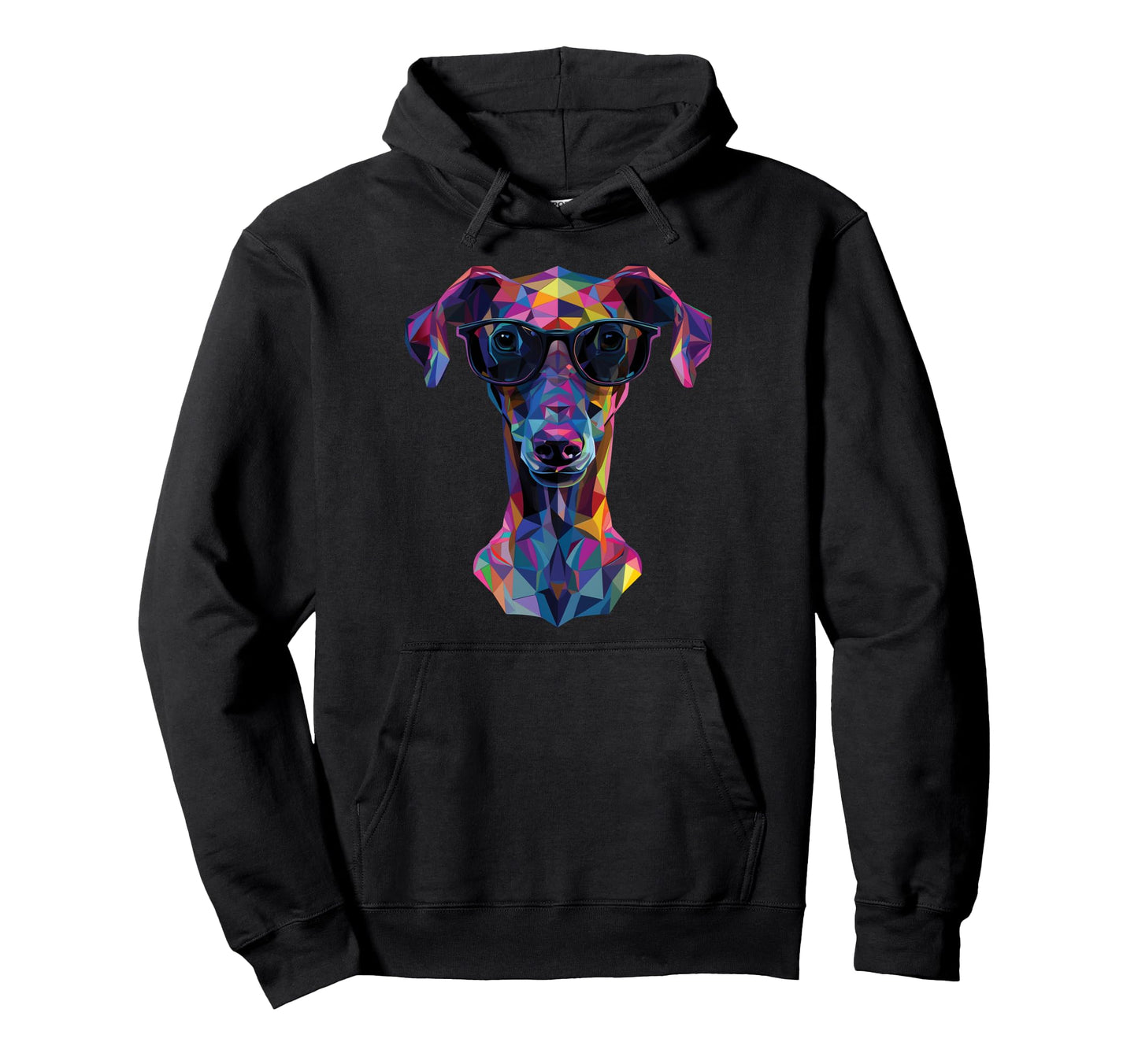 Dog Dad Mom Sunglasses Italian Hoodie - Minimalist Print for Adults - T-Shirt, Sweatshirt, Hoodie