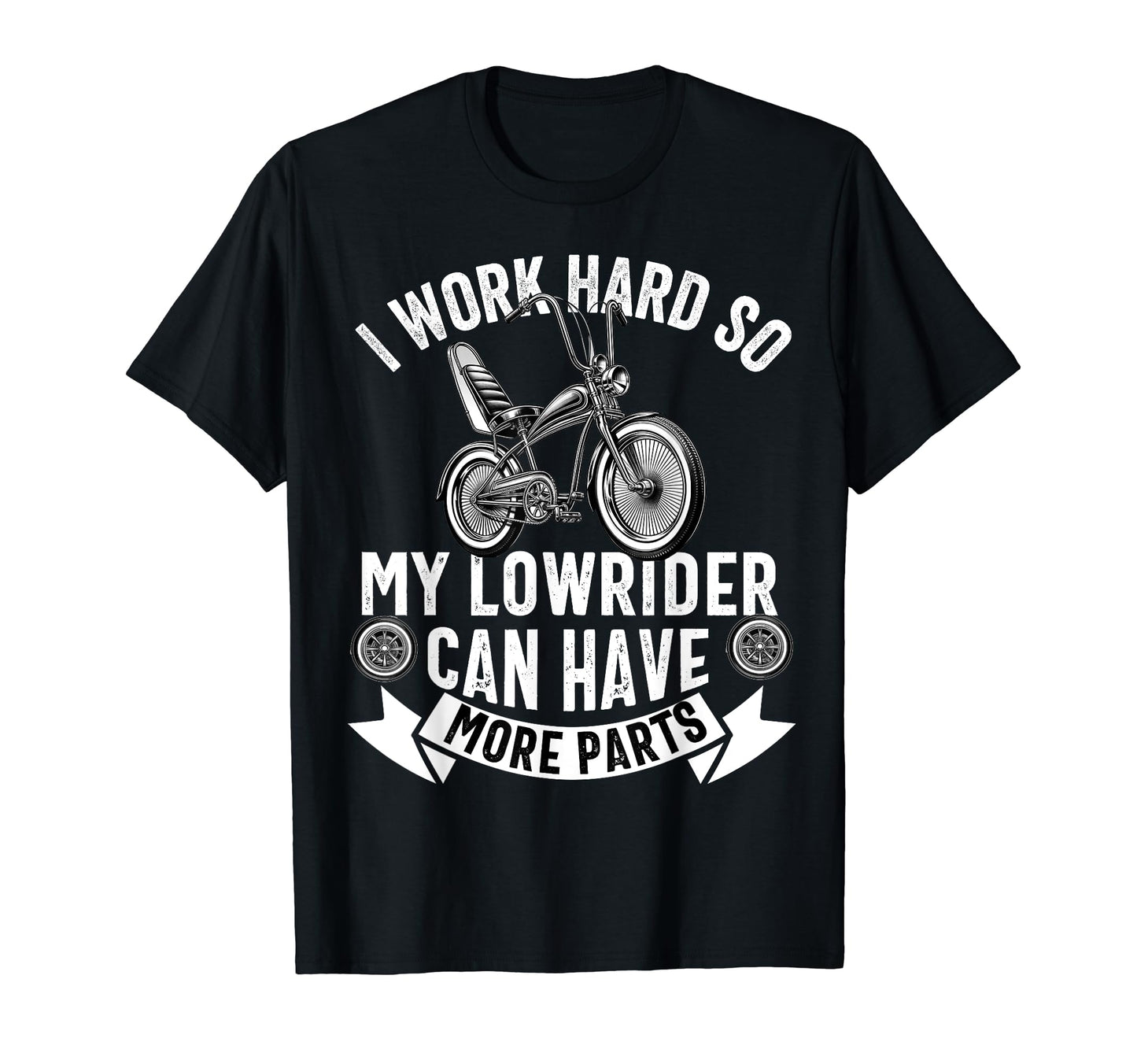 Lowrider Bike Bicycle Dad Low Riding T-Shirt - Aesthetic Graphic Unisex - T-Shirt, Sweatshirt, Hoodie