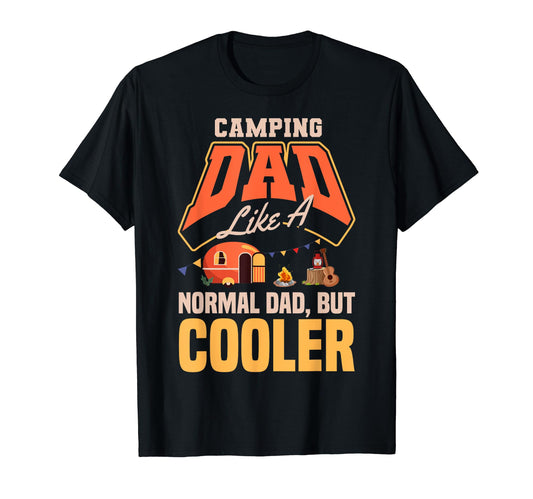 Camping Dad Camper Father Outdoor T-Shirt - Custom Art Print for Adults - T-Shirt, Sweatshirt, Hoodie