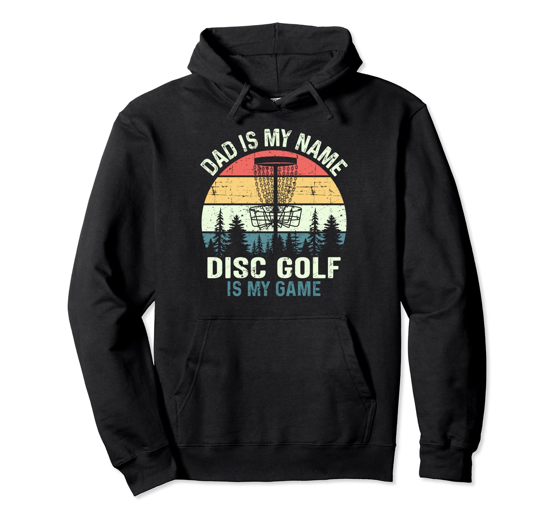 Dad Disc Golf Lover Fathers Day Grandpa Hoodie - Trendy Graphic Unisex - T-Shirt, Sweatshirt, Hoodie