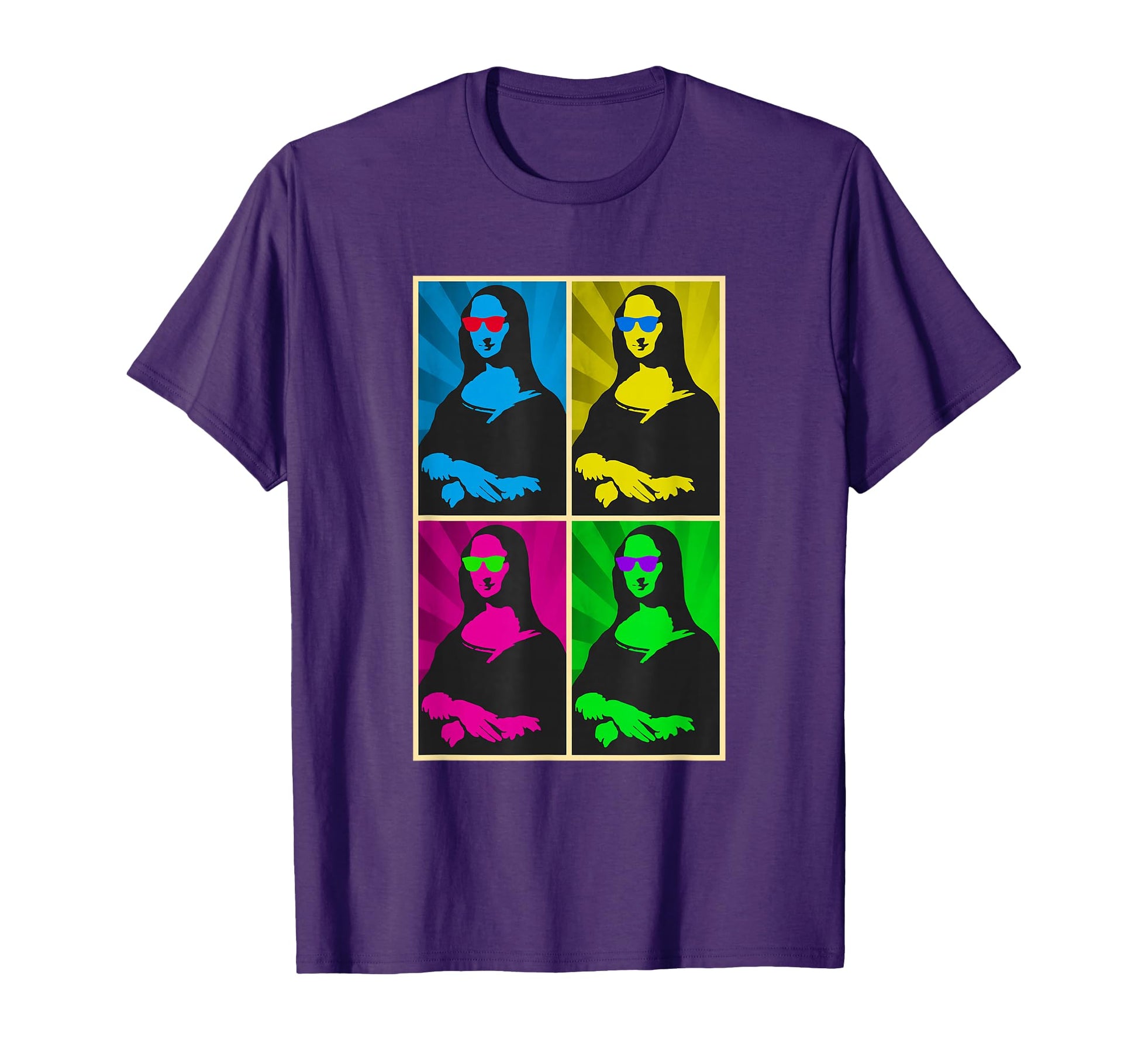 Mona Lisa Leonardo Da Vinci Pop Art T-Shirt - Trendy Graphic Unisex - T-Shirt, Sweatshirt, Hoodie