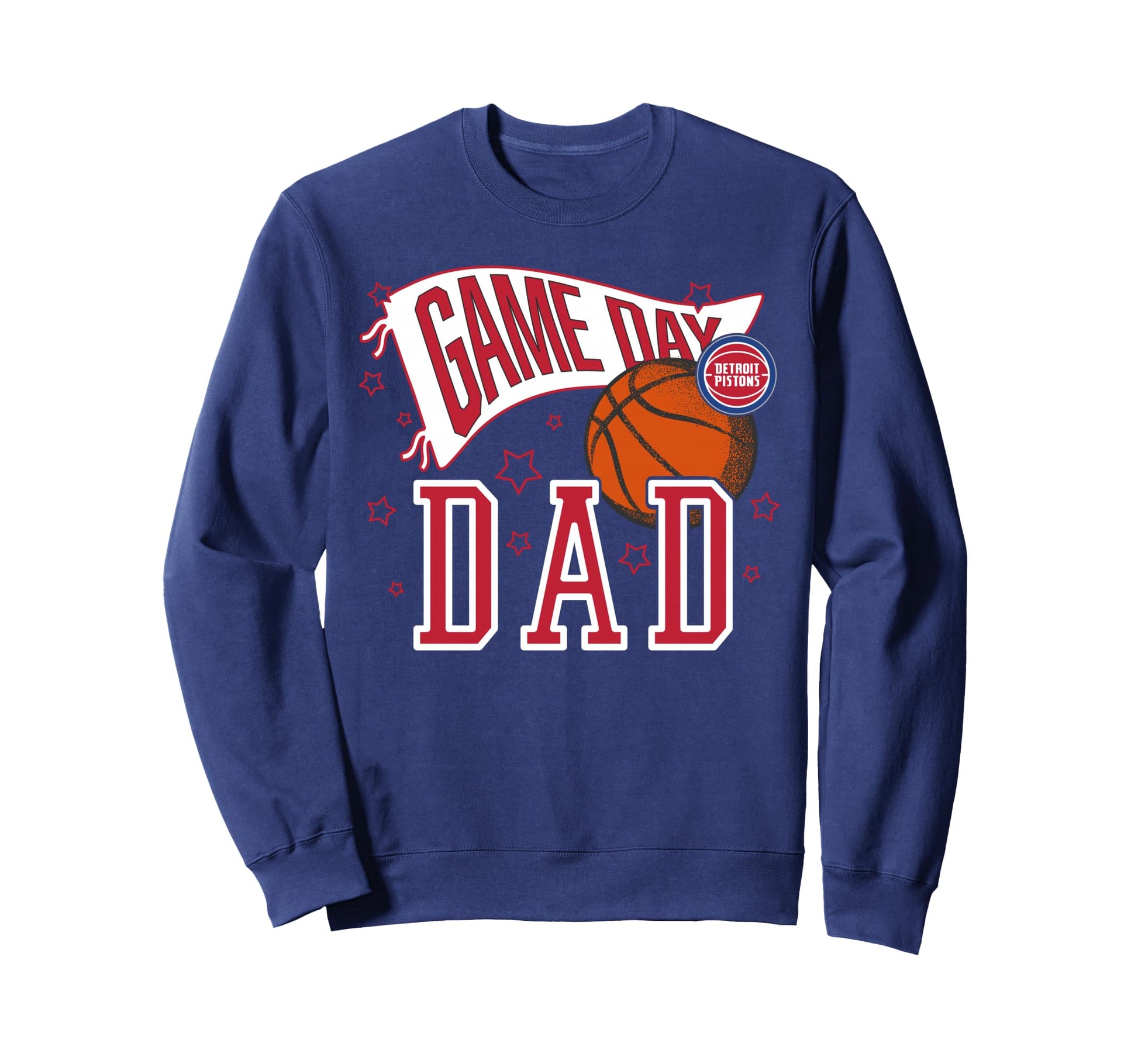 Nba Detroit Pistons Fathers Day Sweatshirt - Graphic Print Men Women - T-Shirt, Sweatshirt, Hoodie