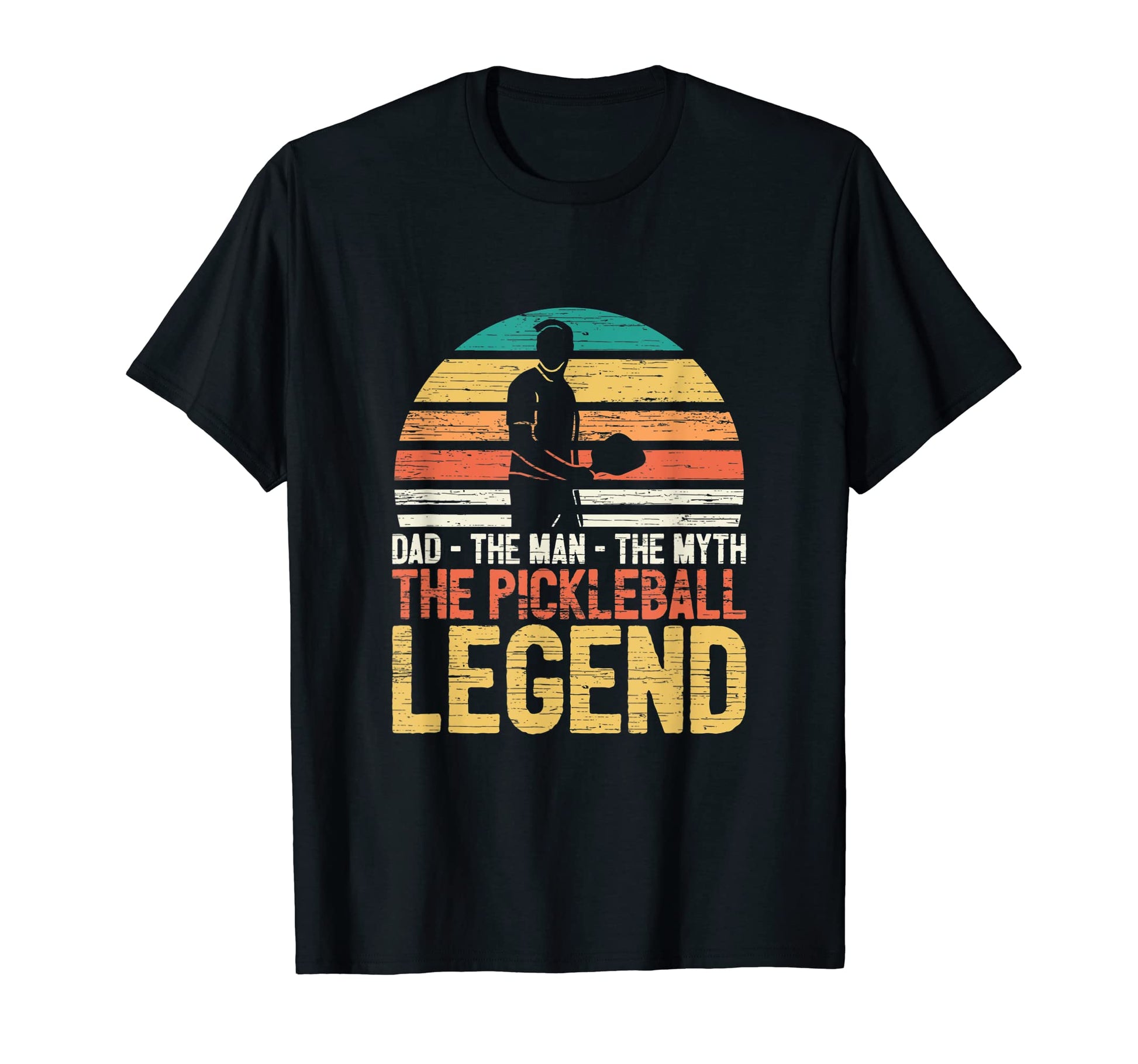 Mens Pickleball Dad Myth Legend T-Shirt - Aesthetic Graphic Unisex - T-Shirt, Sweatshirt, Hoodie