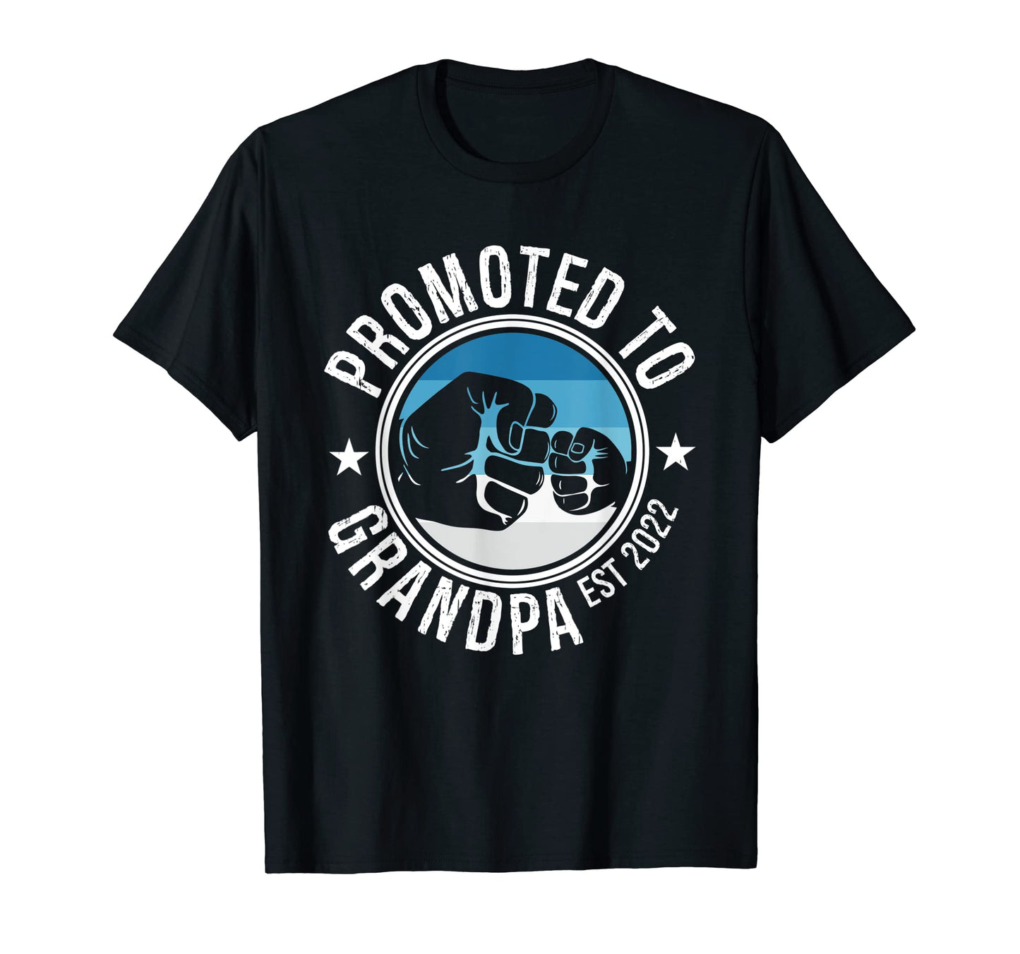 Mens Promoted To Grandpa Est 2022 T-Shirt - Unique Graphic for Adults - T-Shirt, Sweatshirt, Hoodie