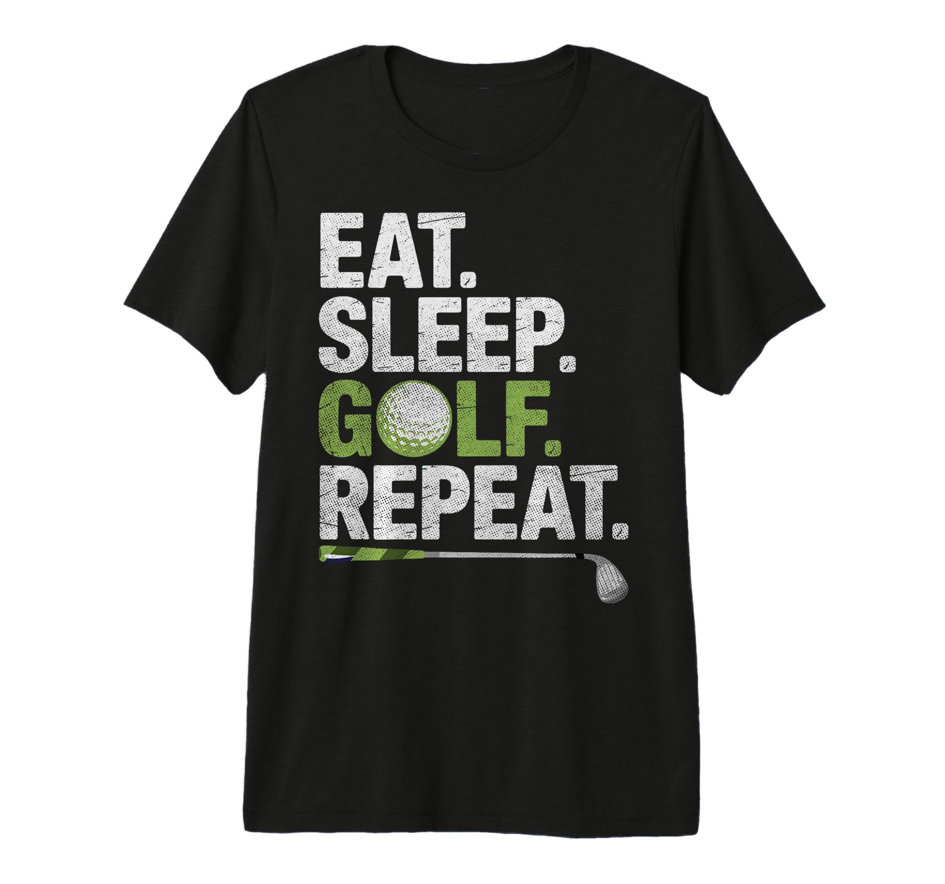 Golf Golfer Golfing Eat Sleep Golf T-Shirt - Trendy Graphic for Adults - T-Shirt, Sweatshirt, Hoodie