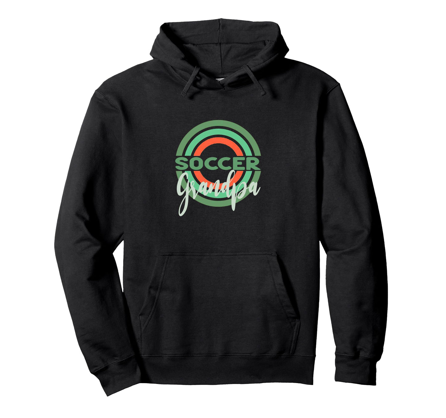 Soccer Grandpa Modern Soccer Circles Hoodie - Custom Art Print Unisex - T-Shirt, Sweatshirt, Hoodie