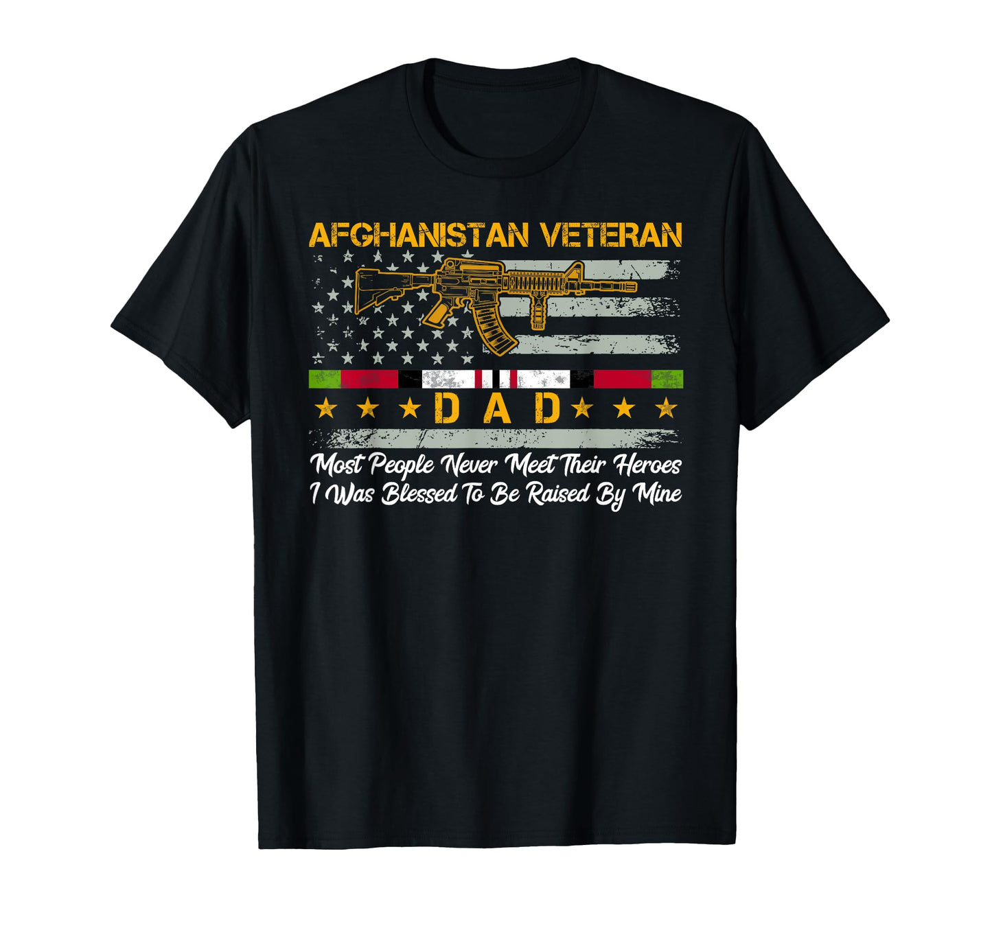 Afghanistan Veteran Dad Afghanistan War T-Shirt - Trendy Graphic Unisex - T-Shirt, Sweatshirt, Hoodie