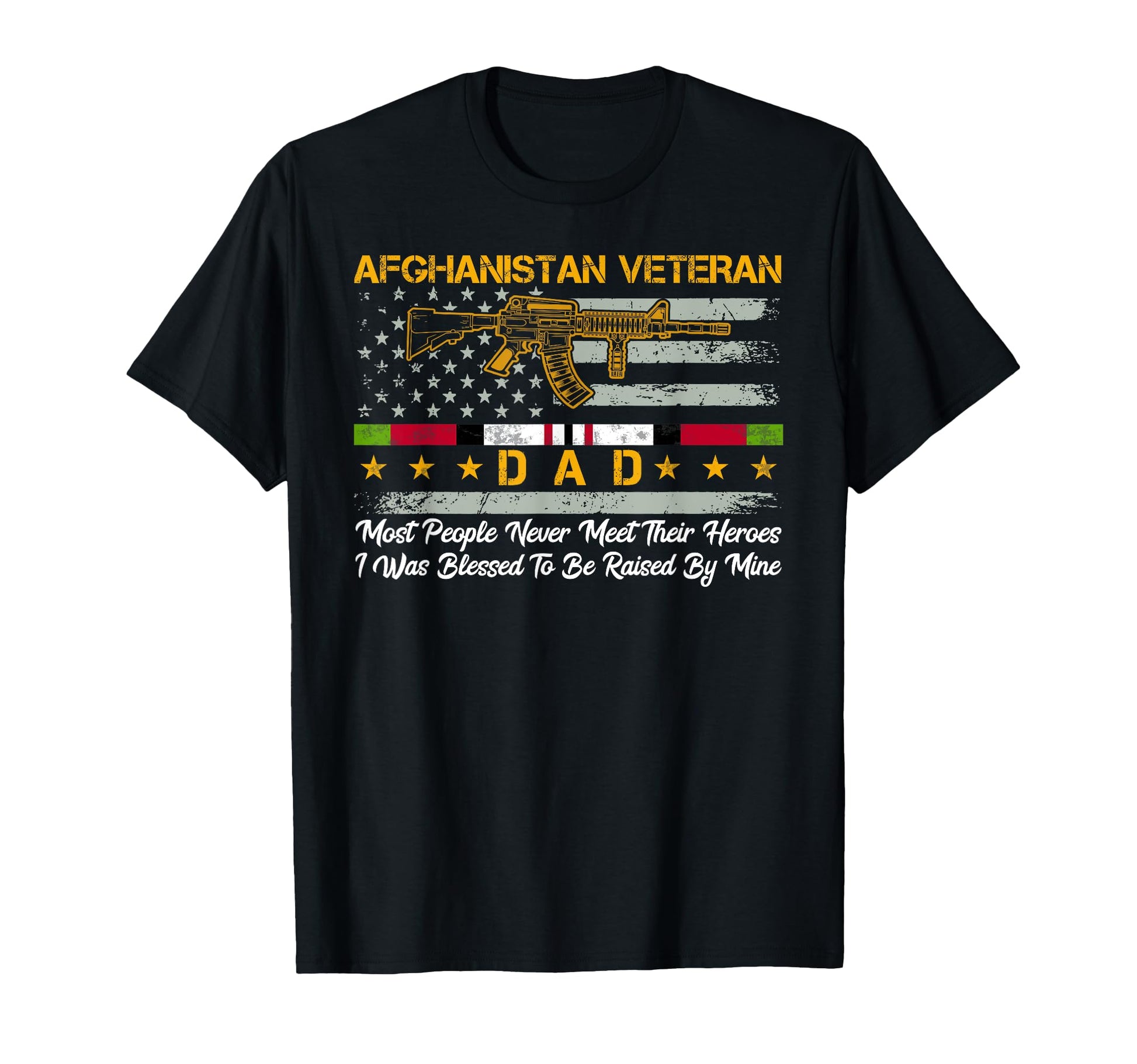 Afghanistan Veteran Dad Afghanistan War T-Shirt - Trendy Graphic Unisex - T-Shirt, Sweatshirt, Hoodie