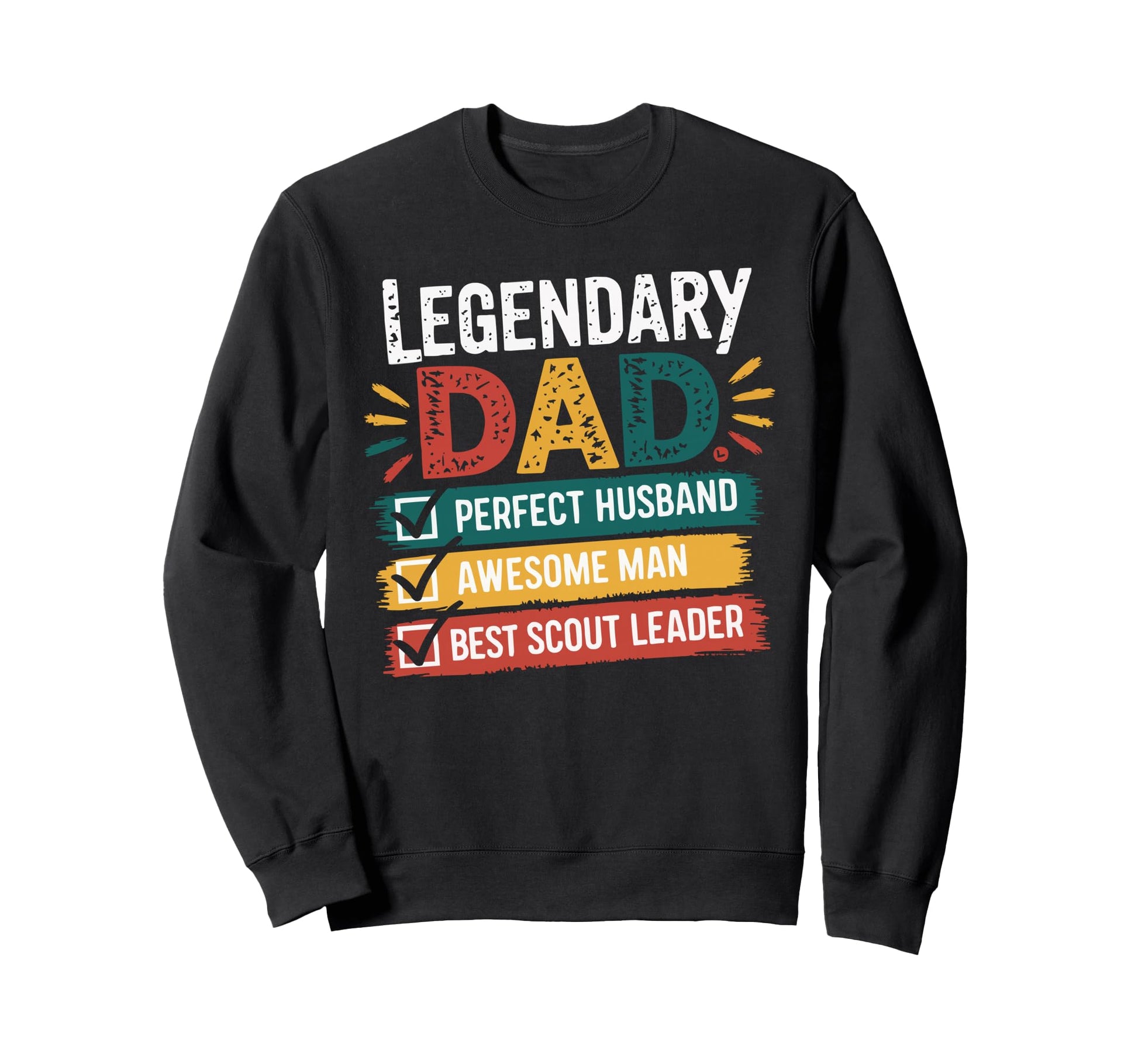 Scout Leader Dad Scouting Campfire Sweatshirt - Trendy Graphic Unisex - T-Shirt, Sweatshirt, Hoodie