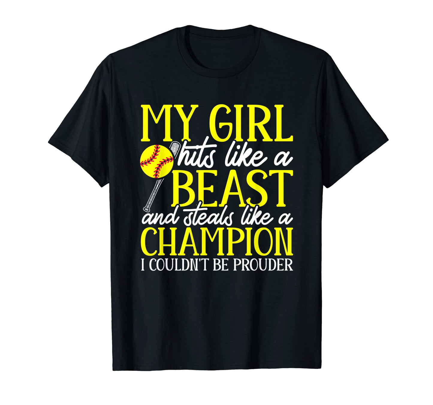 My Hits Like Beast And Steals Like T-Shirt - Unique Graphic for Adults - T-Shirt, Sweatshirt, Hoodie
