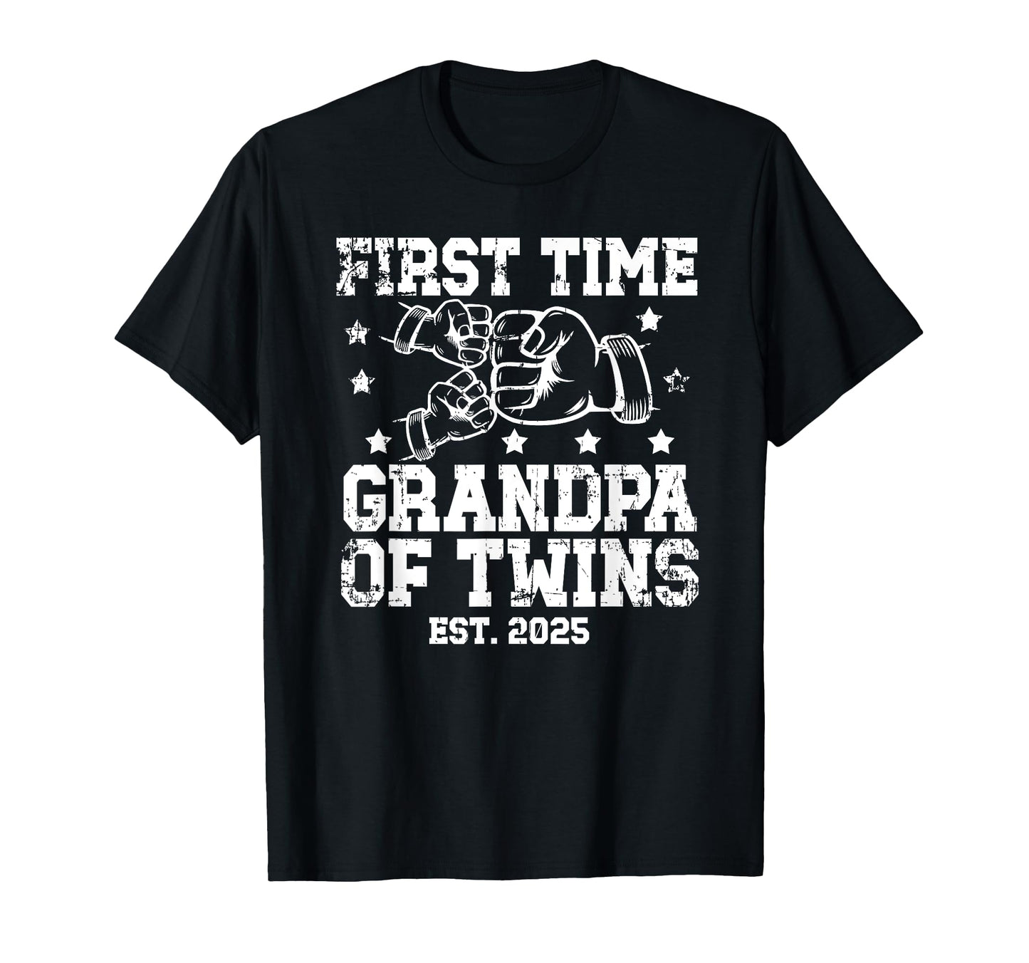 First Time Grandpa Twins Promoted To T-Shirt - Unique Graphic Men Women - T-Shirt, Sweatshirt, Hoodie