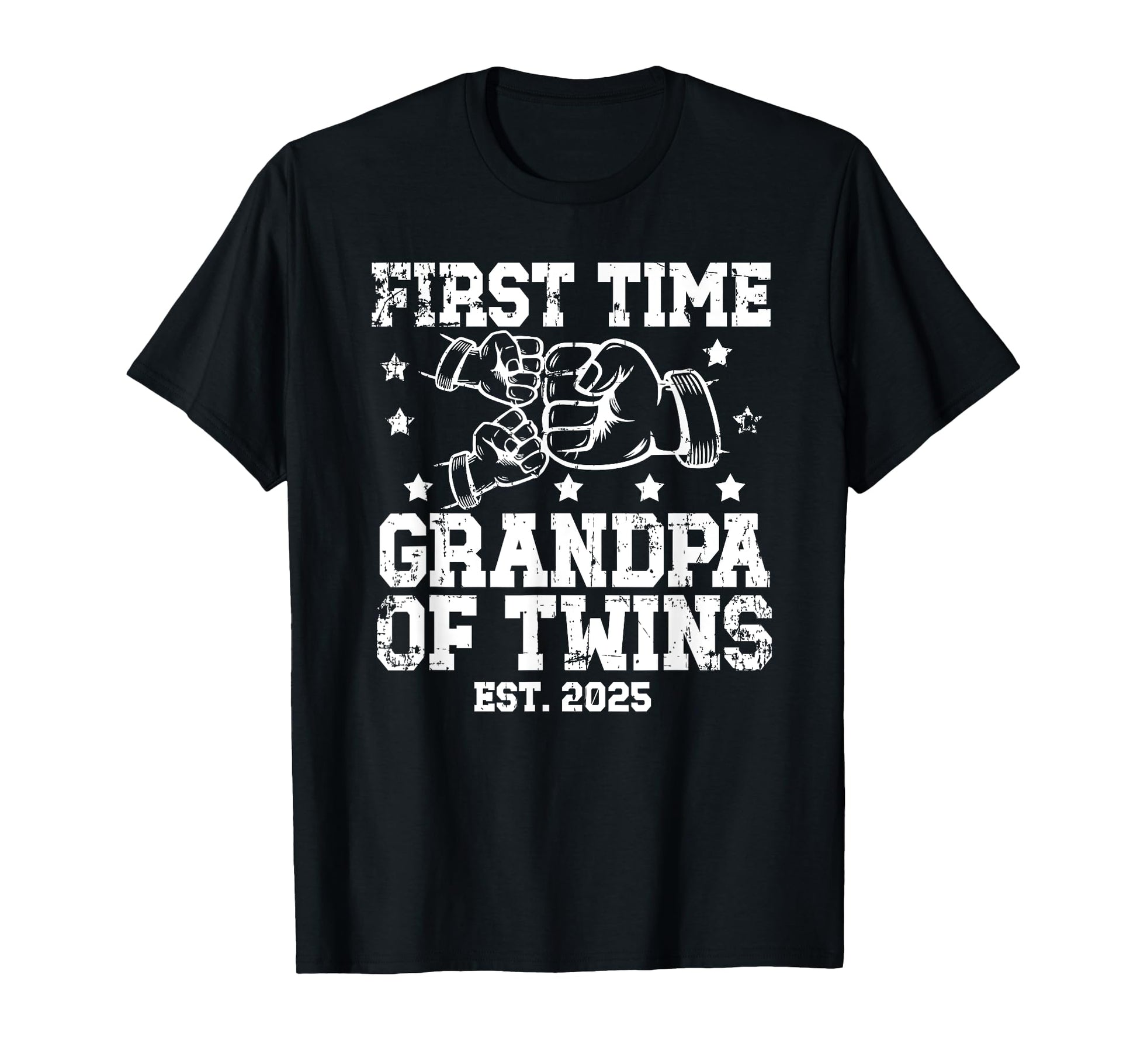 First Time Grandpa Twins Promoted To T-Shirt - Unique Graphic Men Women - T-Shirt, Sweatshirt, Hoodie