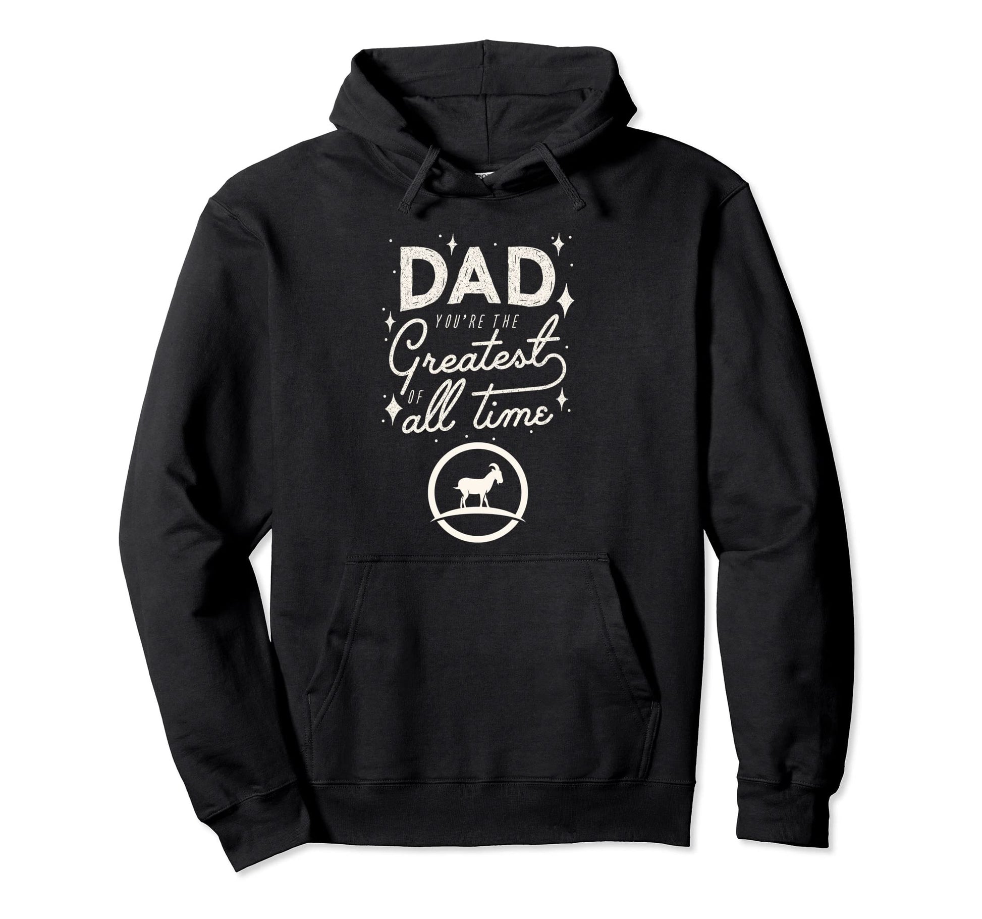 Goat Dad Best Dad Ever Gift Dad Husband Hoodie - Graphic Print for Adults - T-Shirt, Sweatshirt, Hoodie