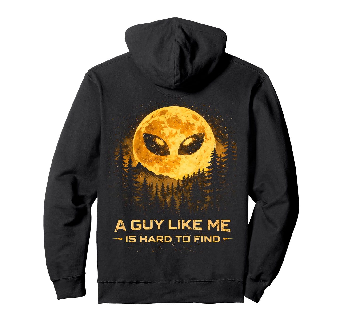 Funny Alien Sunset Forest Sci Fi Hoodie - Novelty Apparel for Adults - T-Shirt, Sweatshirt, Hoodie