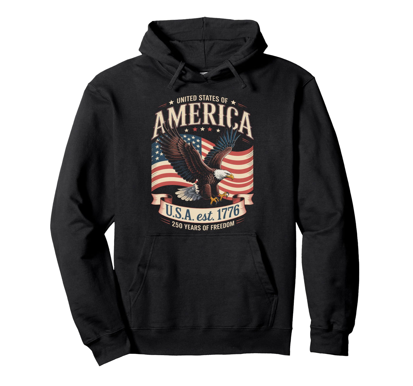United States 250 Year Sweatshirt - Casual Everyday Wear for Adults - T-Shirt, Sweatshirt, Hoodie