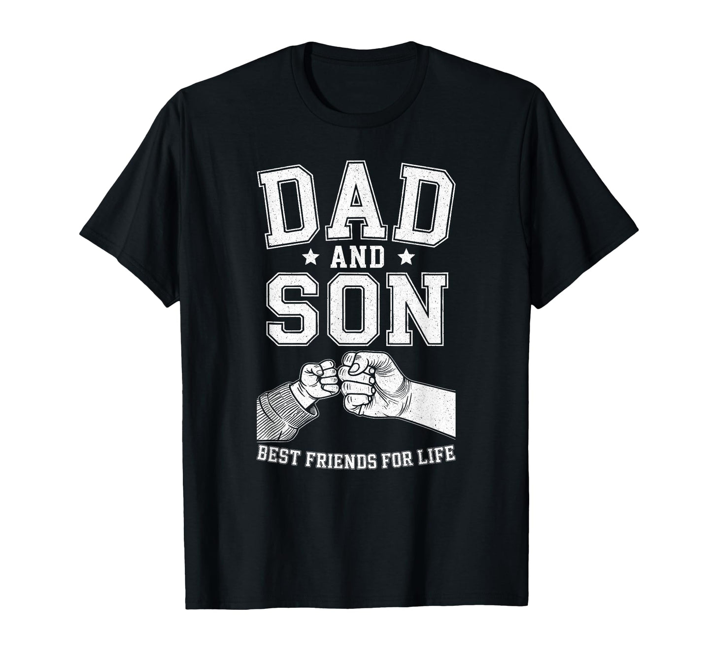 Dad And Son Best Friends Life T-Shirt - Custom Art Print for Adults - T-Shirt, Sweatshirt, Hoodie