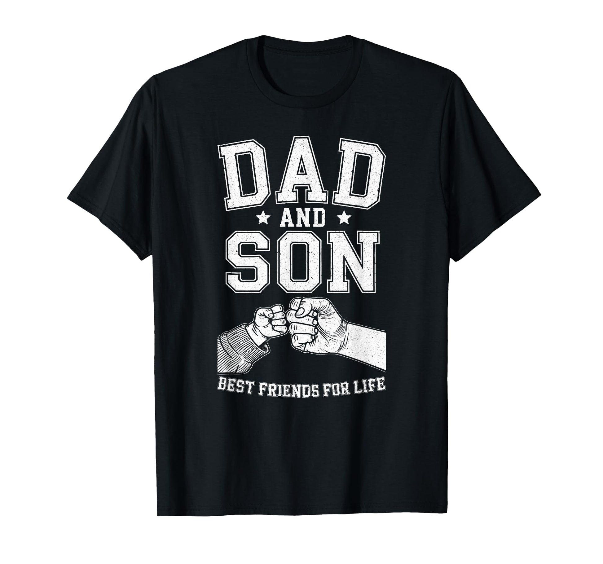 Dad And Son Best Friends Life T-Shirt - Custom Art Print for Adults - T-Shirt, Sweatshirt, Hoodie