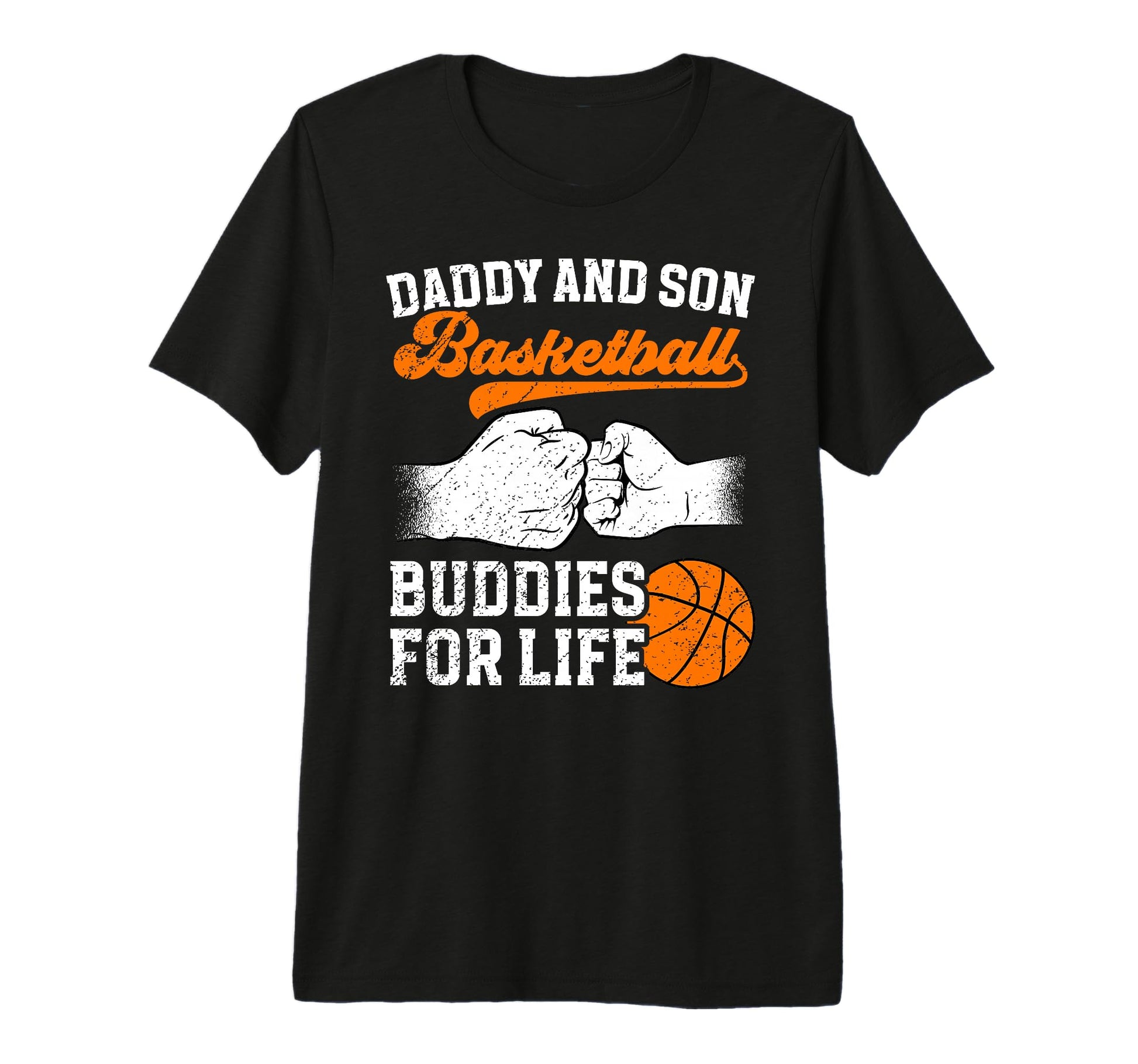 Mens Daddy And Son Basketball Dad T-Shirt - Fun Novelty Design for Adults - T-Shirt, Sweatshirt, Hoodie