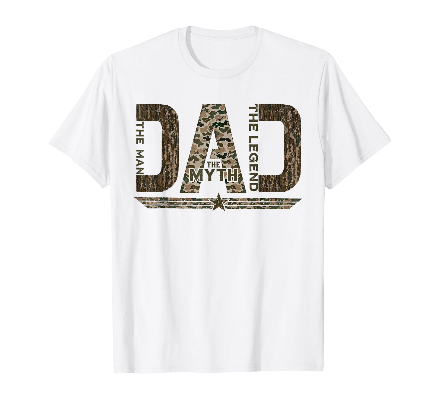 Hunting Dad Best Dad Ever Dad Myth T-Shirt - Graphic Print for Adults - T-Shirt, Sweatshirt, Hoodie