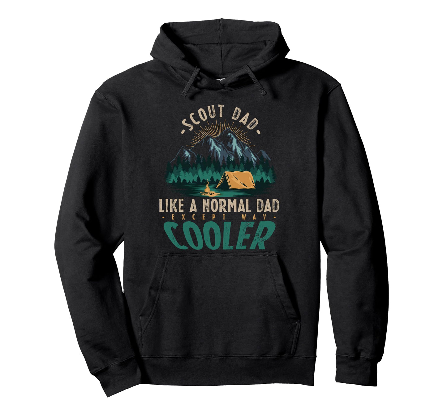 Scout Dad Fathers Day Scouting Scout Hoodie - Custom Art Print for Adults - T-Shirt, Sweatshirt, Hoodie