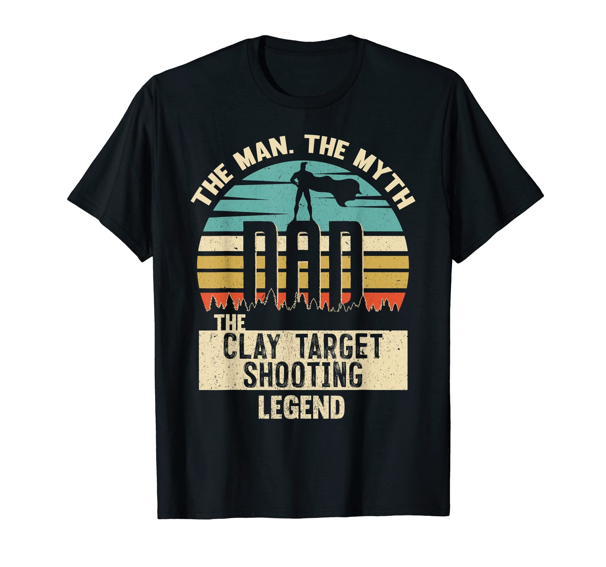 Myth Legend Dad Clay Target Shooting T-Shirt - Aesthetic Graphic for Adults - T-Shirt, Sweatshirt, Hoodie