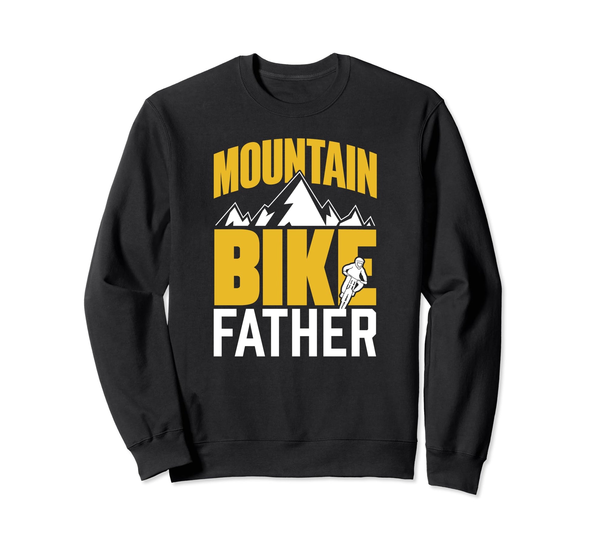 Mountain Bike Father Mtb Sweatshirt - Custom Art Print Men Women - T-Shirt, Sweatshirt, Hoodie