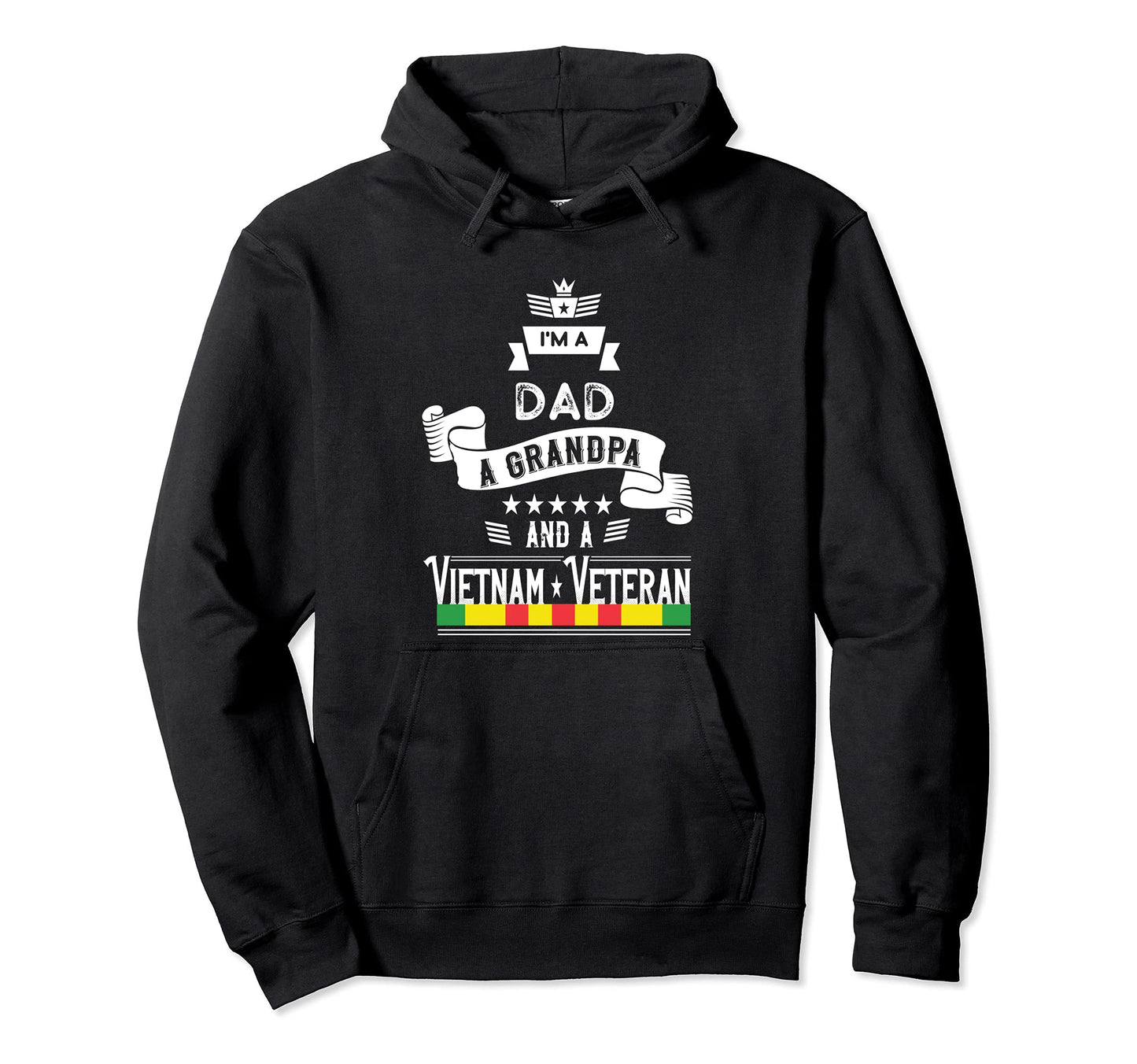 Fathers Day Im Dad Grandpa Vietnam Hoodie - Custom Art Print Men Women - T-Shirt, Sweatshirt, Hoodie