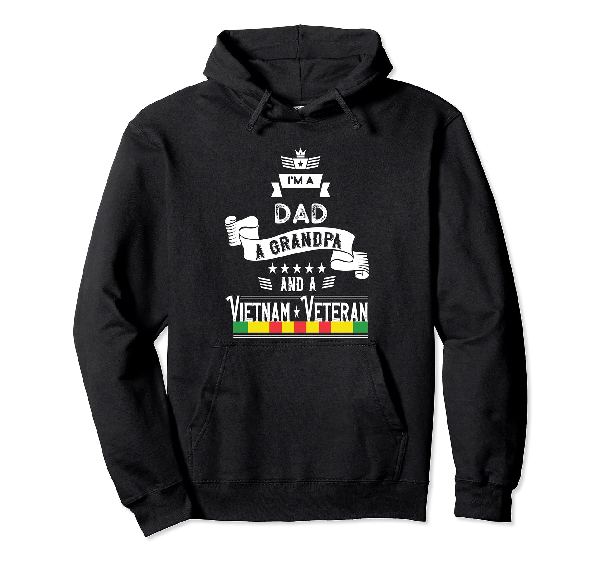 Fathers Day Im Dad Grandpa Vietnam Hoodie - Custom Art Print Men Women - T-Shirt, Sweatshirt, Hoodie
