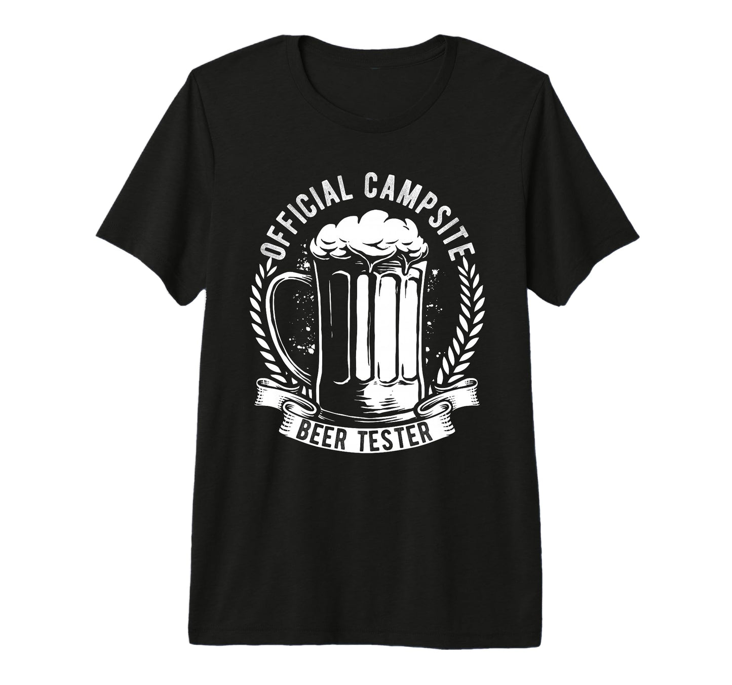 Campsite Beer Tester Tri Blend T-Shirt - Trendy Graphic for Adults - T-Shirt, Sweatshirt, Hoodie