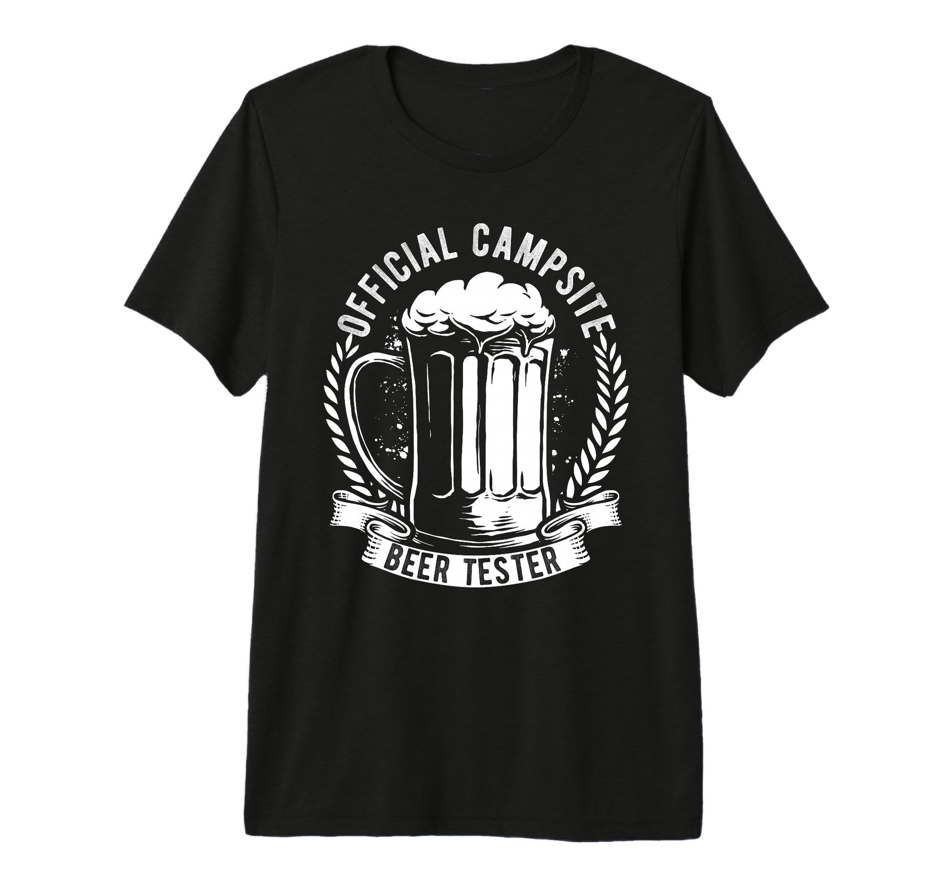 Campsite Beer Tester Tri Blend T-Shirt - Trendy Graphic for Adults - T-Shirt, Sweatshirt, Hoodie