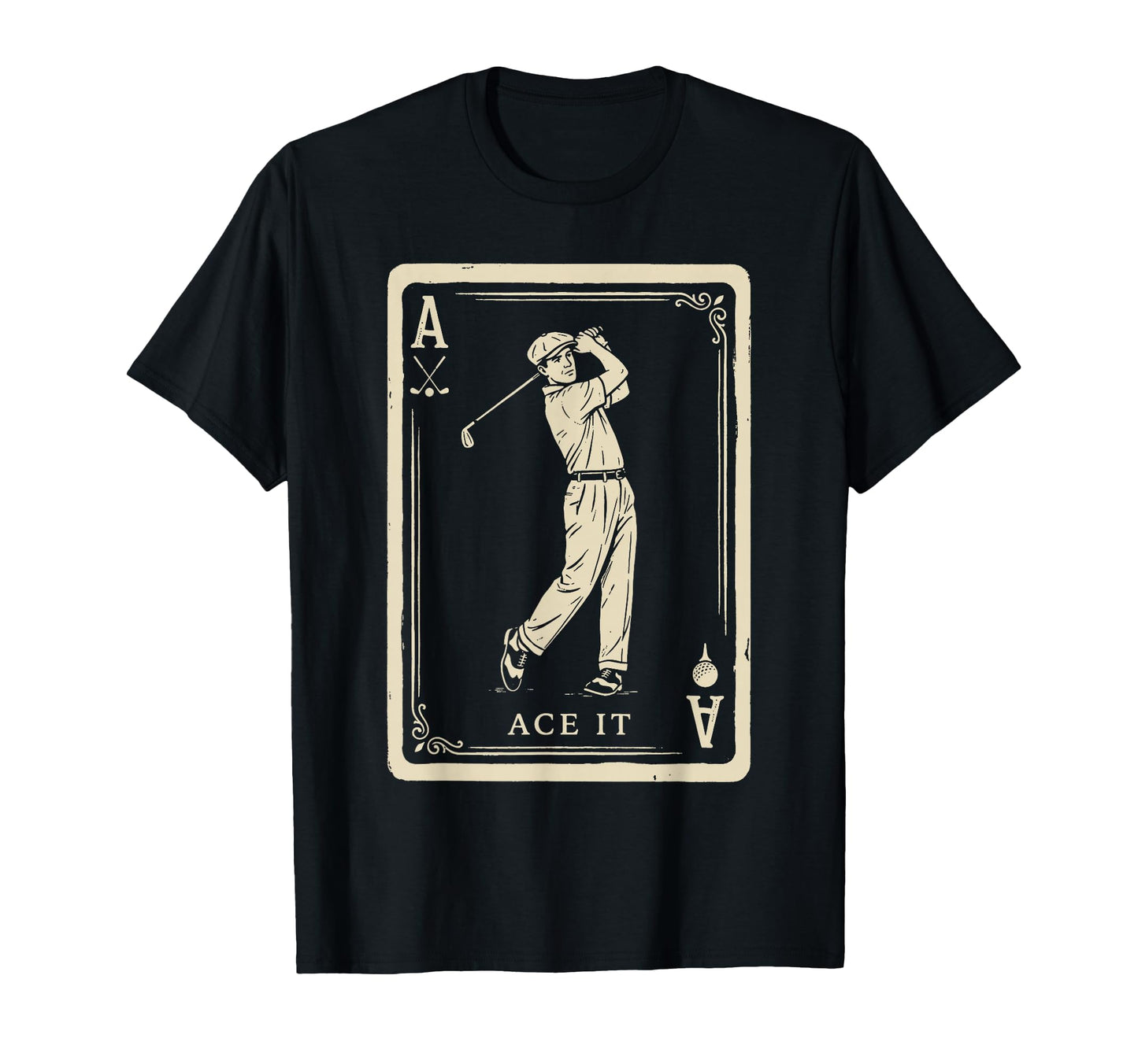 Golfer Card Golf Lover Golfing Golf T-Shirt - Minimalist Print Unisex - T-Shirt, Sweatshirt, Hoodie