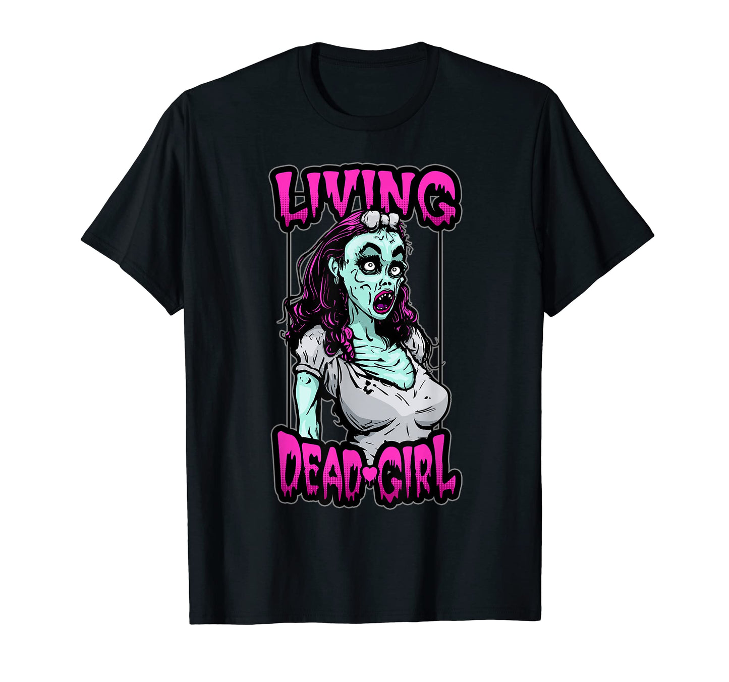 Living Dead Funny Halloween Pop Art T-Shirt - Minimalist Print Unisex - T-Shirt, Sweatshirt, Hoodie