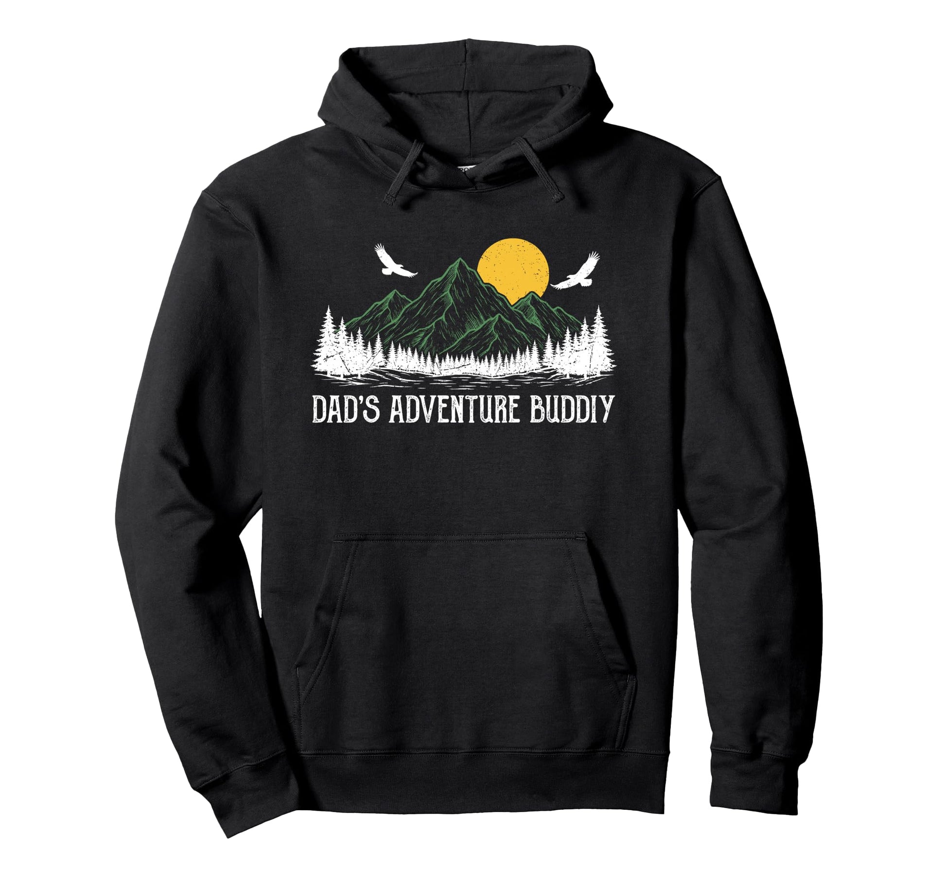 Dads Adventure Buddy Matching Camping Hoodie - Streetwear Style for Adults - T-Shirt, Sweatshirt, Hoodie