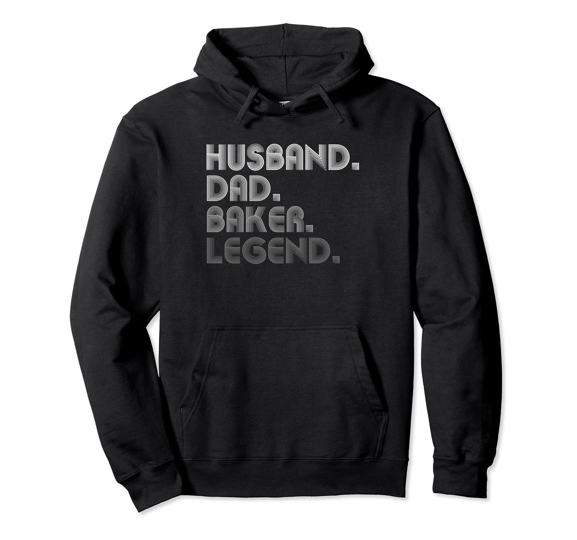 Husband Dad Baker Funny Bake Bakery Hoodie - Unique Graphic Men Women - T-Shirt, Sweatshirt, Hoodie