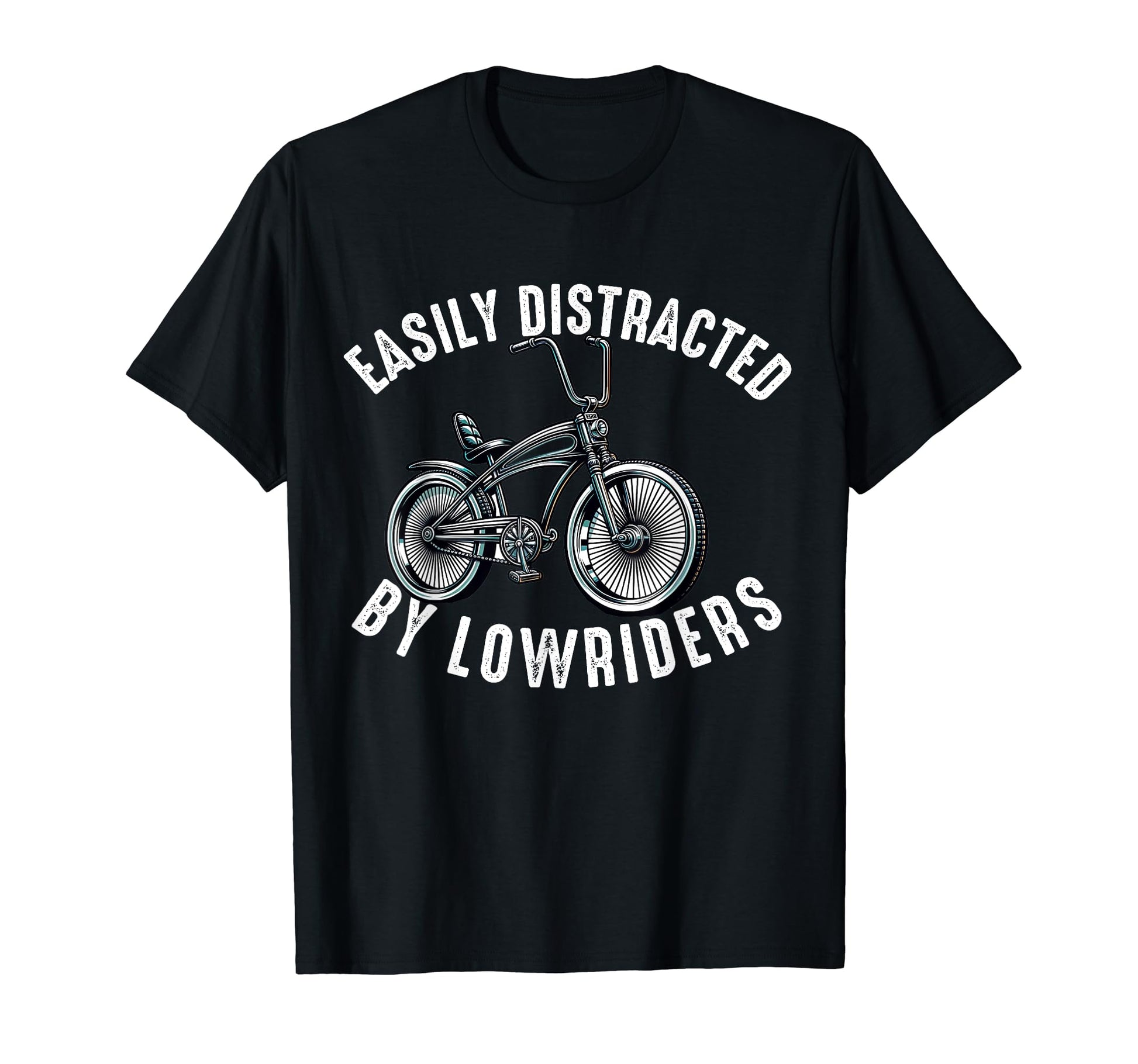 Lowrider Bike Bicycle Dad Low Riding T-Shirt - Unique Graphic Men Women - T-Shirt, Sweatshirt, Hoodie