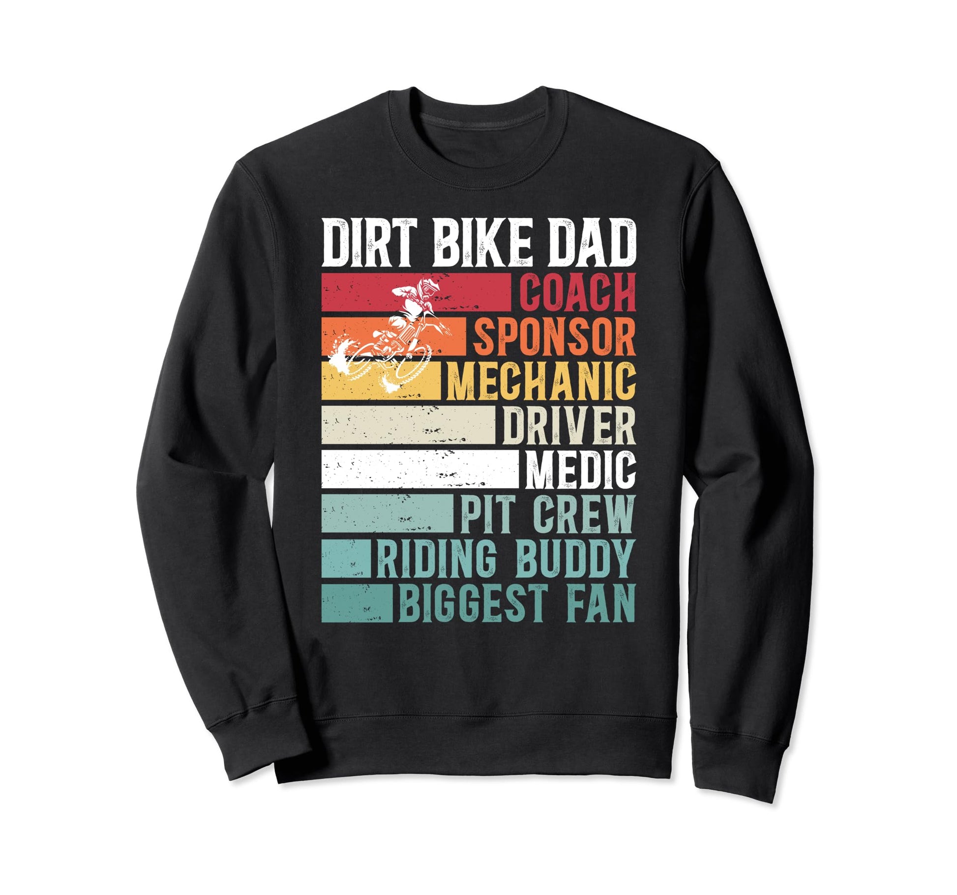 Dirt Bike Dad Definition Dad Dirt Sweatshirt - Aesthetic Graphic Men Women - T-Shirt, Sweatshirt, Hoodie