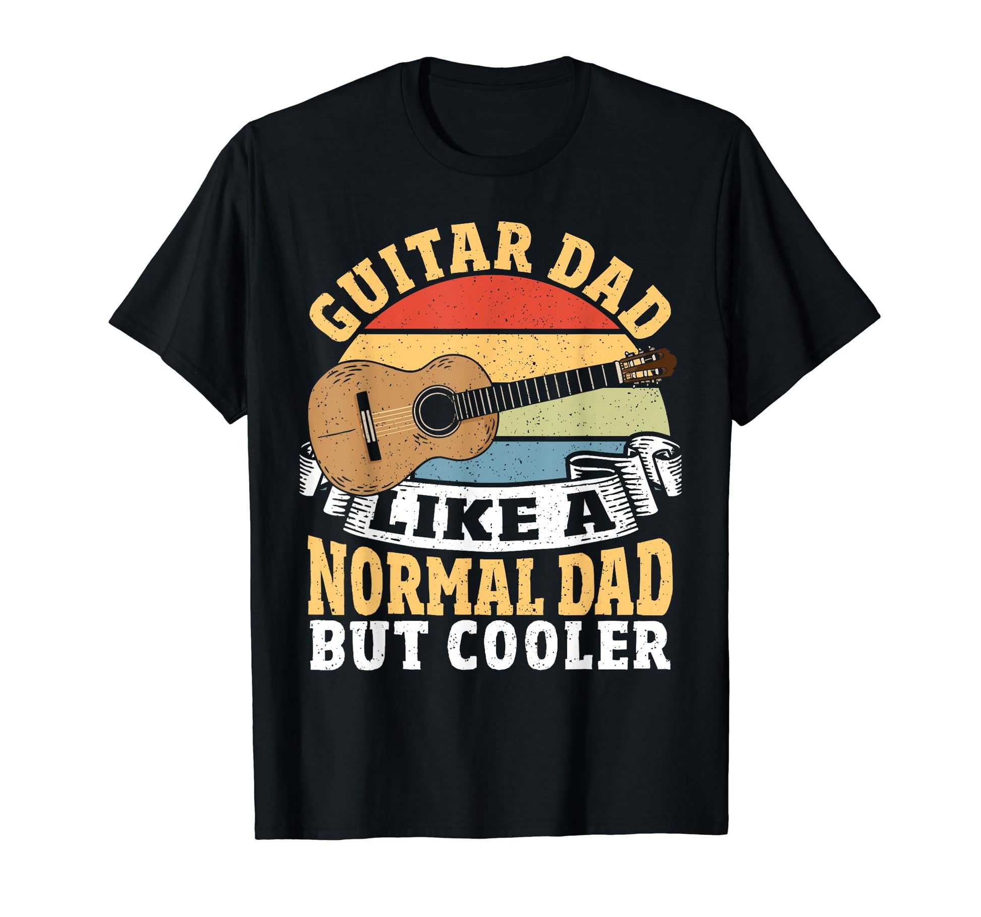 Guitar Dad Like Normal Dad But Cooler T-Shirt - Unique Graphic for Adults - T-Shirt, Sweatshirt, Hoodie