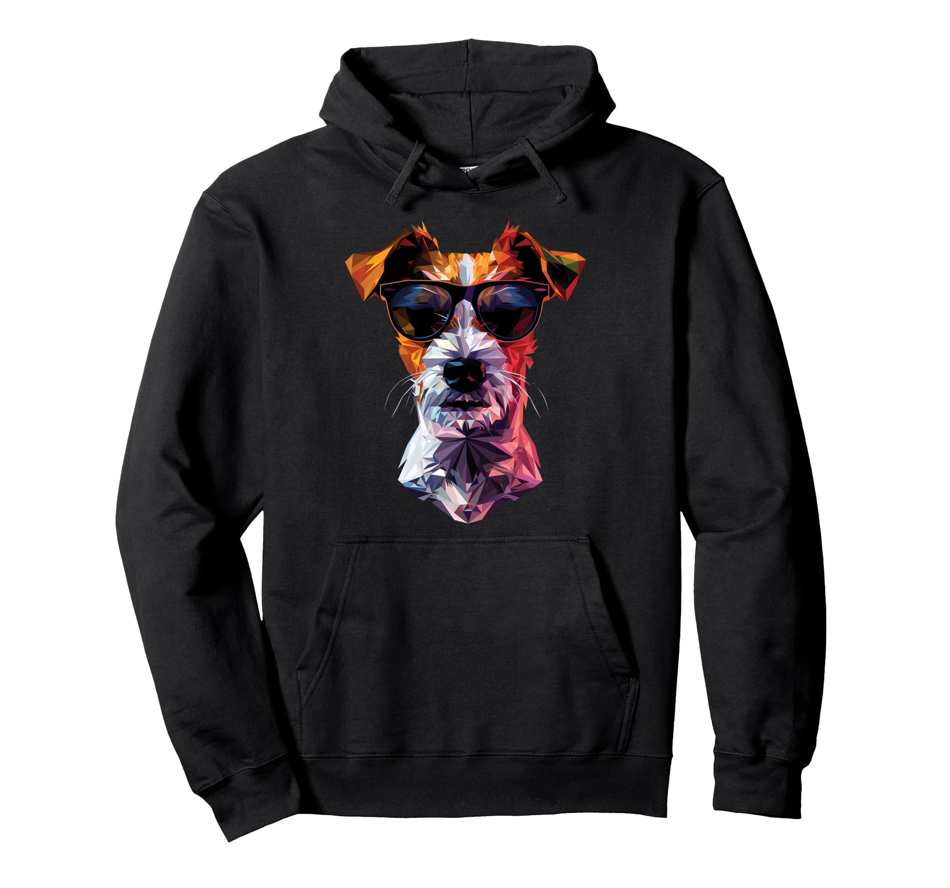 Dog Dad Mom Sunglasses Jack Russell Hoodie - Unique Graphic Unisex - T-Shirt, Sweatshirt, Hoodie