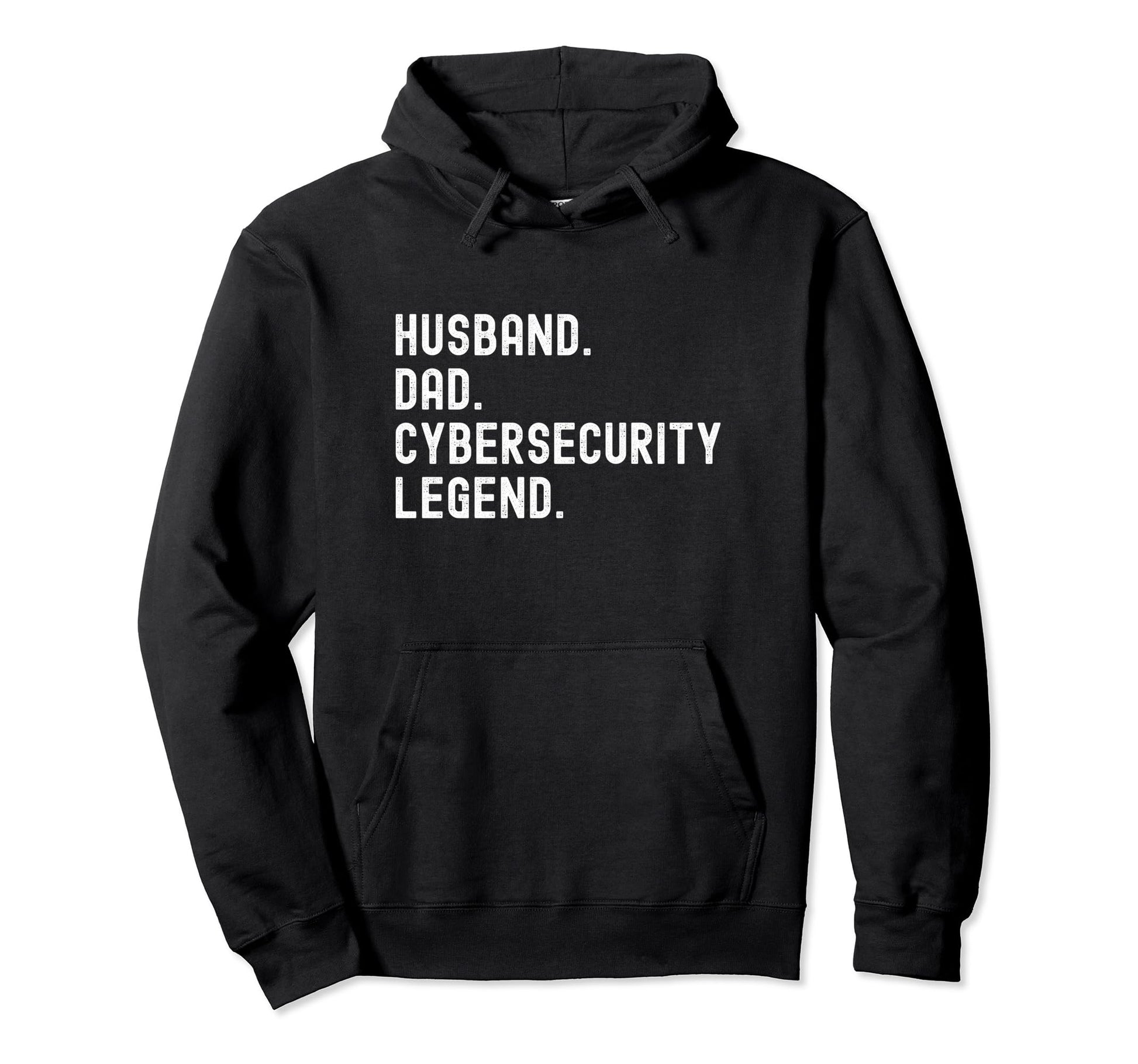 Husband Dad Cybersecurity Legend Hoodie - Minimalist Print for Adults - T-Shirt, Sweatshirt, Hoodie