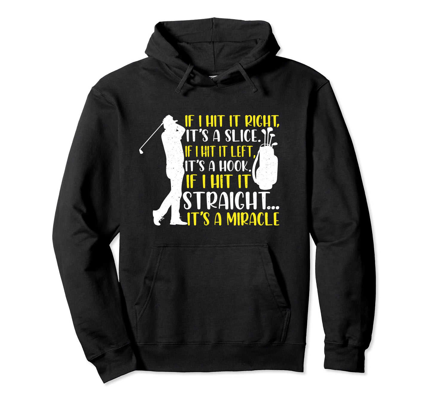 Golfer Dad Fathers Day Dad Party Hoodie - Fun Novelty Design Men Women - T-Shirt, Sweatshirt, Hoodie