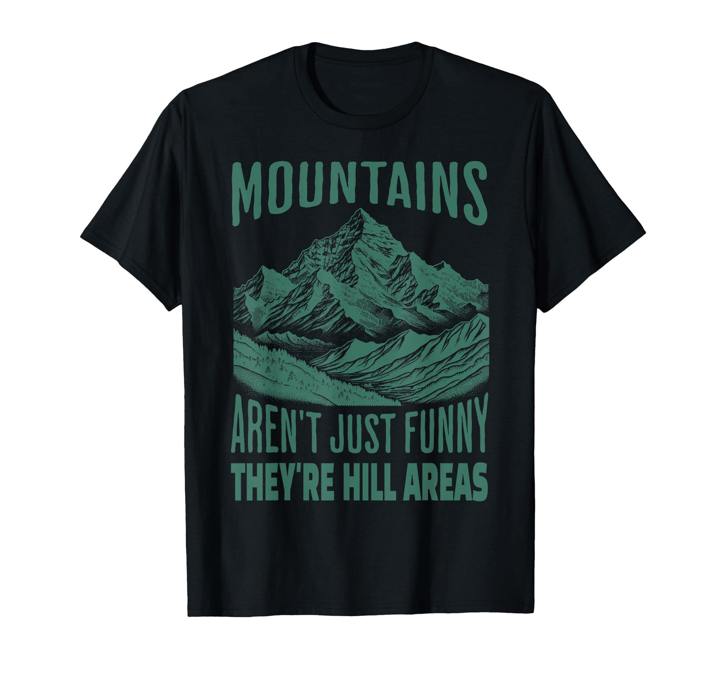 Outdoor Dad Jokes Fathers Day Hiking Fun T-Shirt - Custom Art Print Unisex - T-Shirt, Sweatshirt, Hoodie