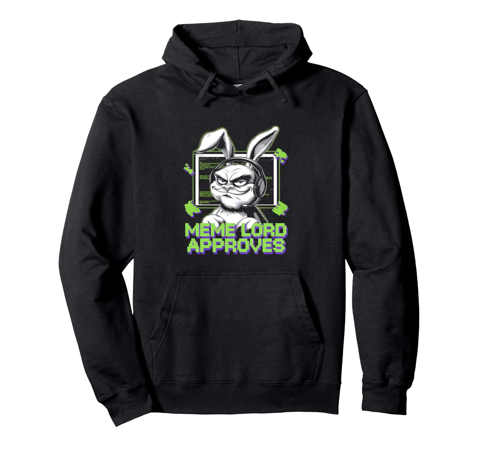 Grumpy Bunny Meme Fans Viral Hoodie - Fun Novelty Design for Adults - T-Shirt, Sweatshirt, Hoodie