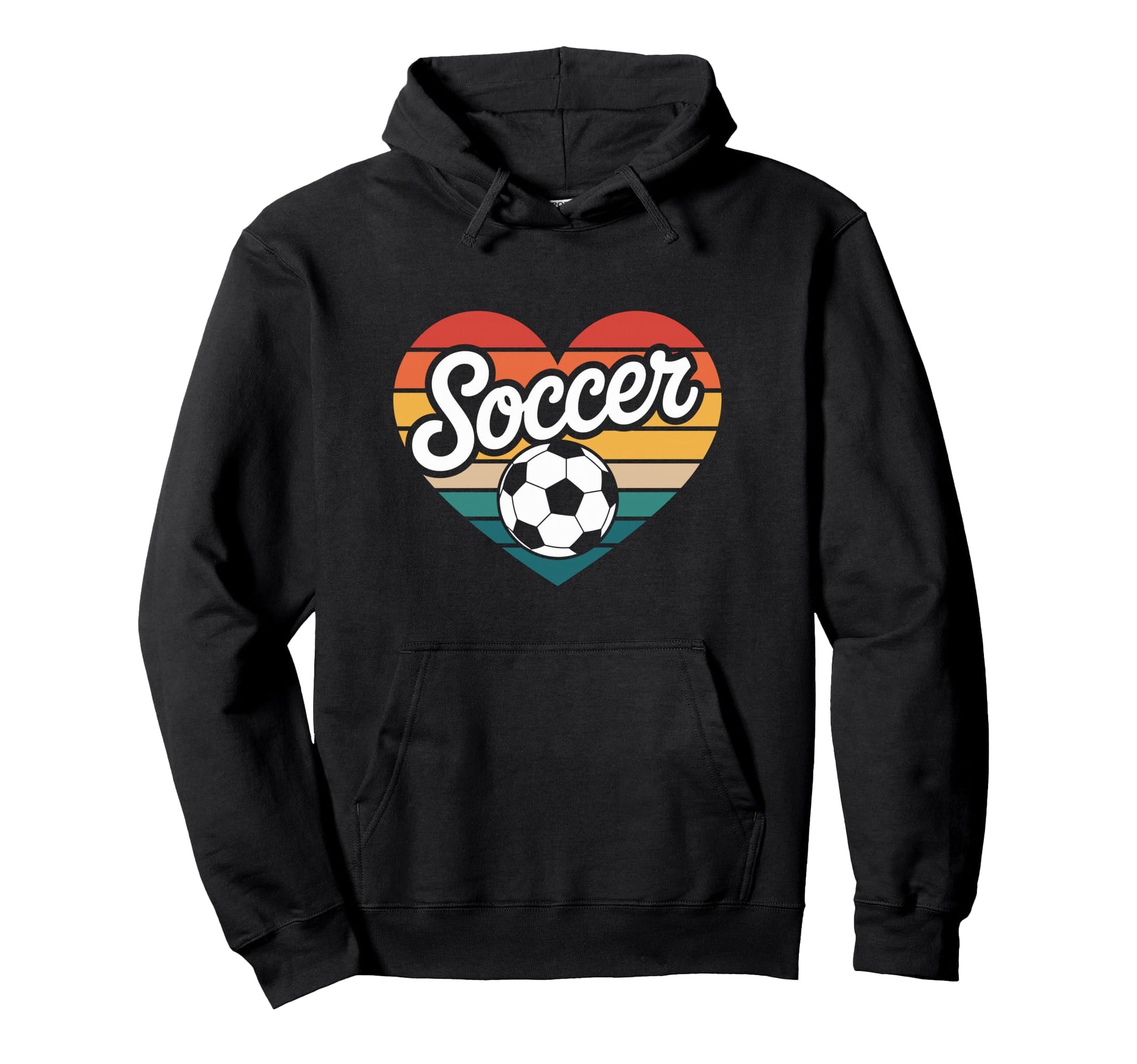 Soccer Player Heart Hoodie - Casual Everyday Wear for Adults - T-Shirt, Sweatshirt, Hoodie