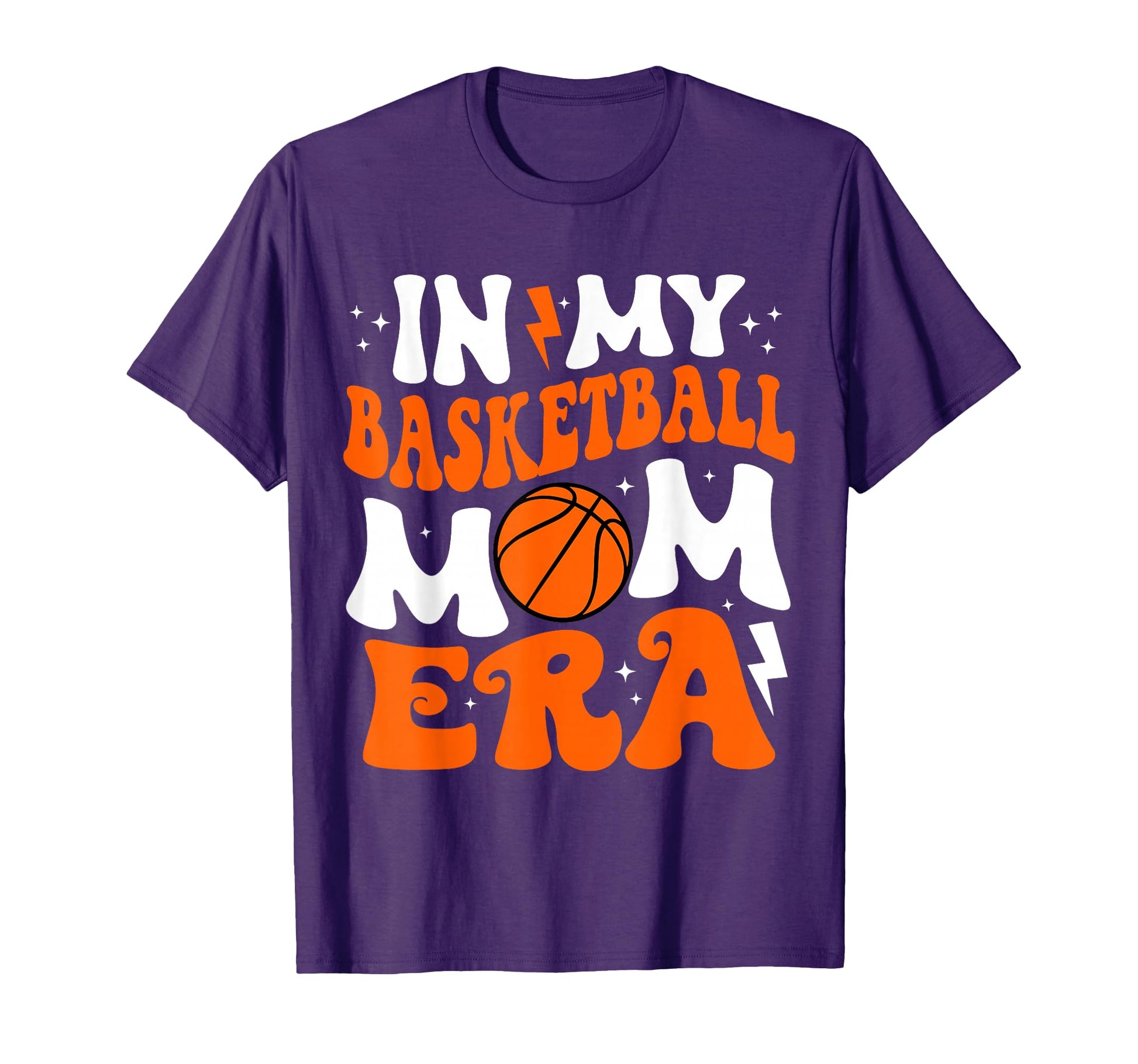 My Basketball Mom Era Groovy Basketball T-Shirt - Unique Graphic Unisex - T-Shirt, Sweatshirt, Hoodie