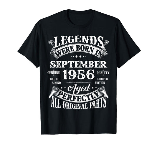 70Th Birthday Gift Legends Born T-Shirt - Casual Everyday Wear Unisex - T-Shirt, Sweatshirt, Hoodie